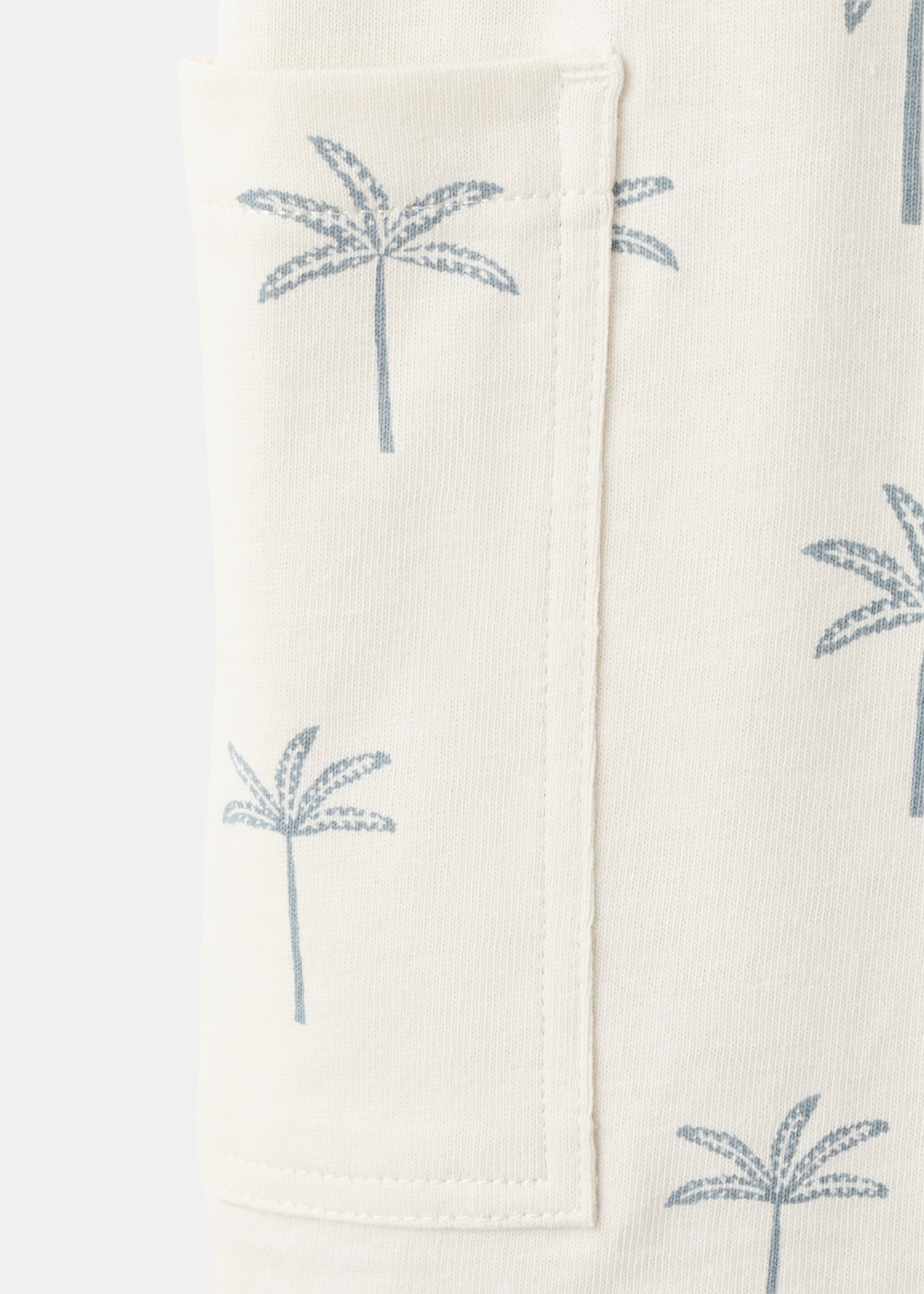 Cotton dungarees - Details of the article 0, Ice Grey. Ref: 27077912-00.