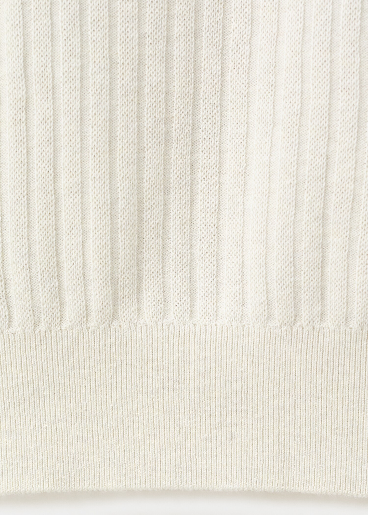 Ribbed  knit t-shirt - Details of the article 0