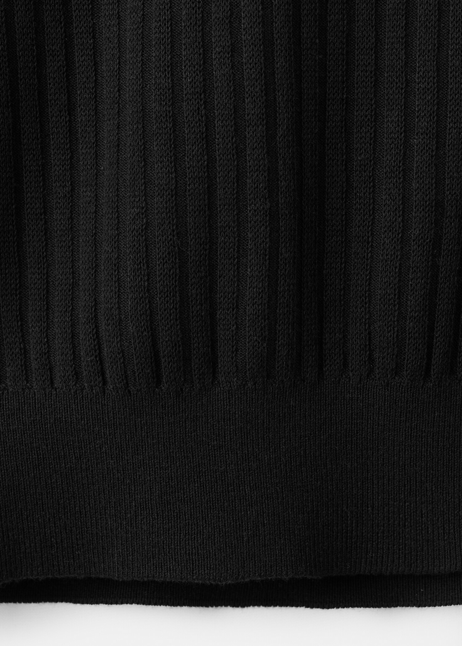 Ribbed  knit t-shirt - Details of the article 0