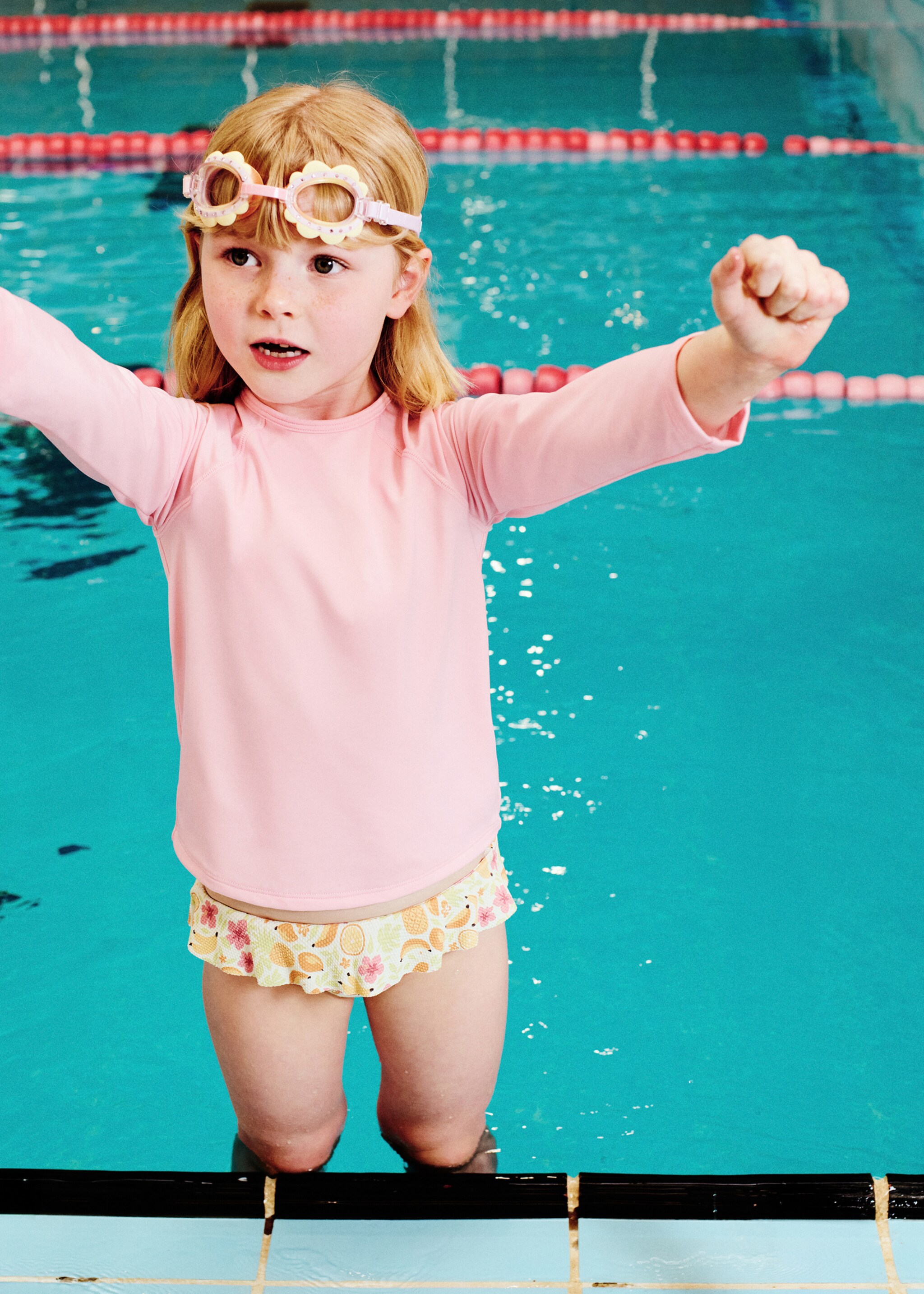 Neoprene-effect T-shirt - Details of the article 5, Pink. Ref: 27077914-00.