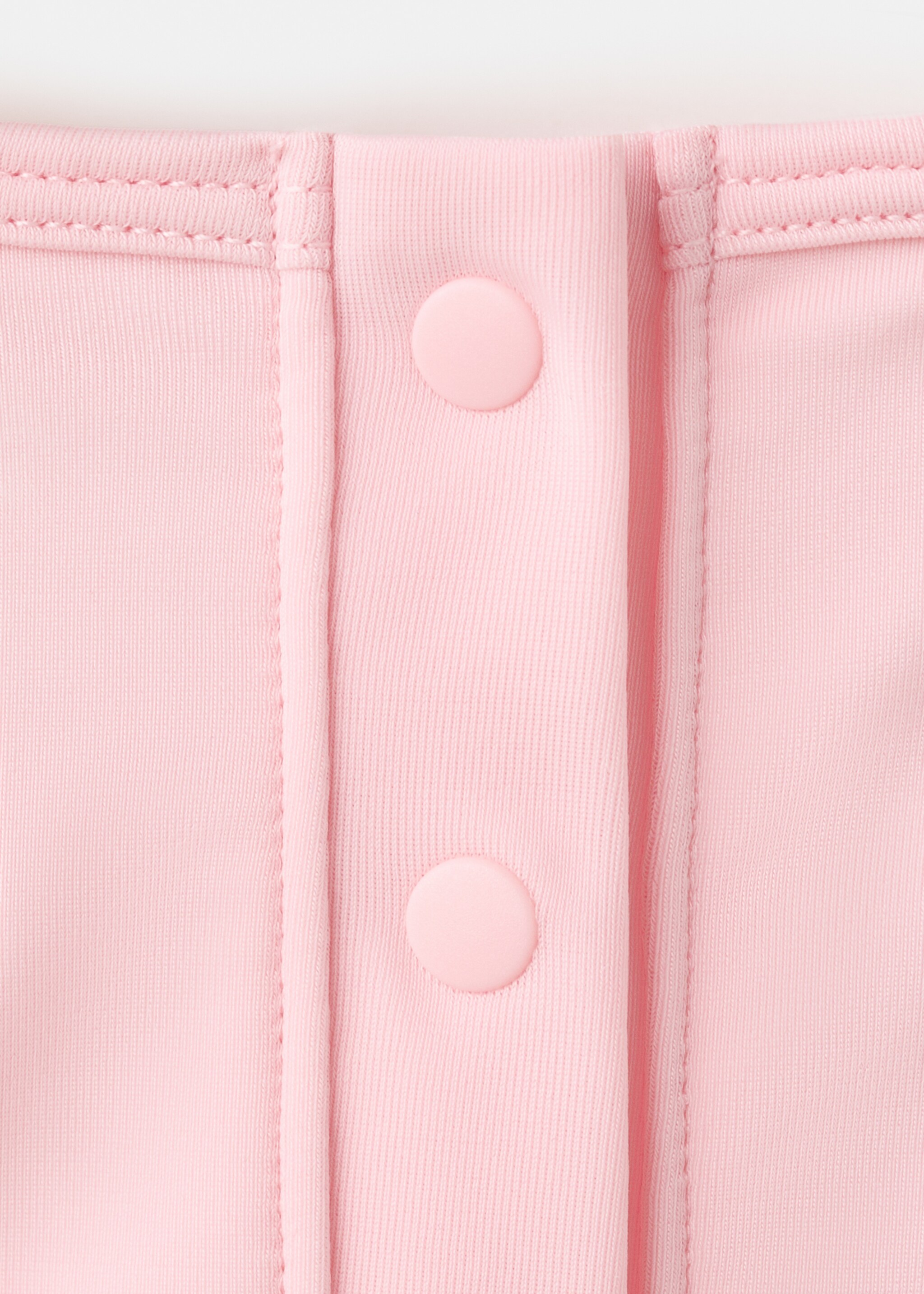 Neoprene-effect T-shirt - Details of the article 8, Pink. Ref: 27077914-00.
