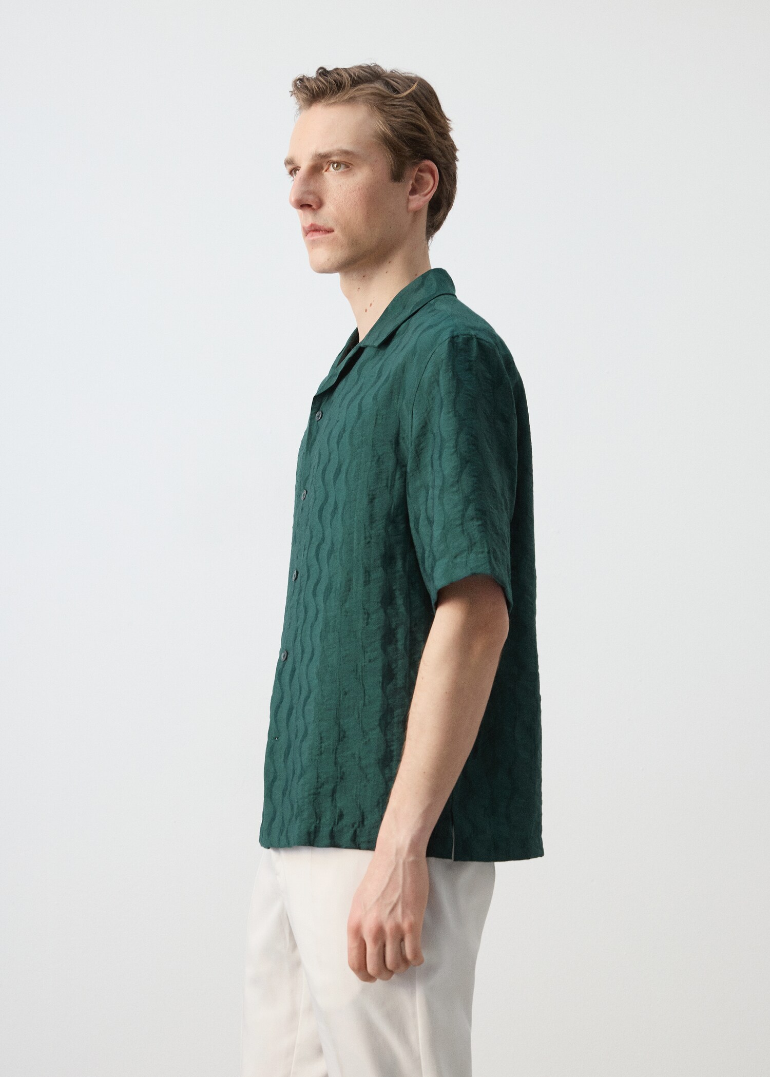 Regular Fit-Hemd aus Lyocell - Detail des Artikels 2