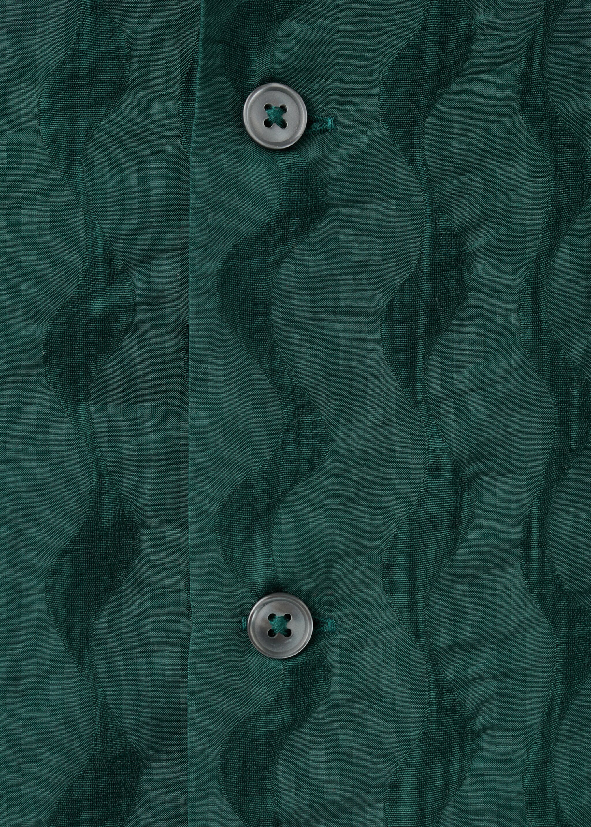 Regular Fit-Hemd aus Lyocell - Detail des Artikels 8, Smaragdgrün. Ref: 27077916-00.
