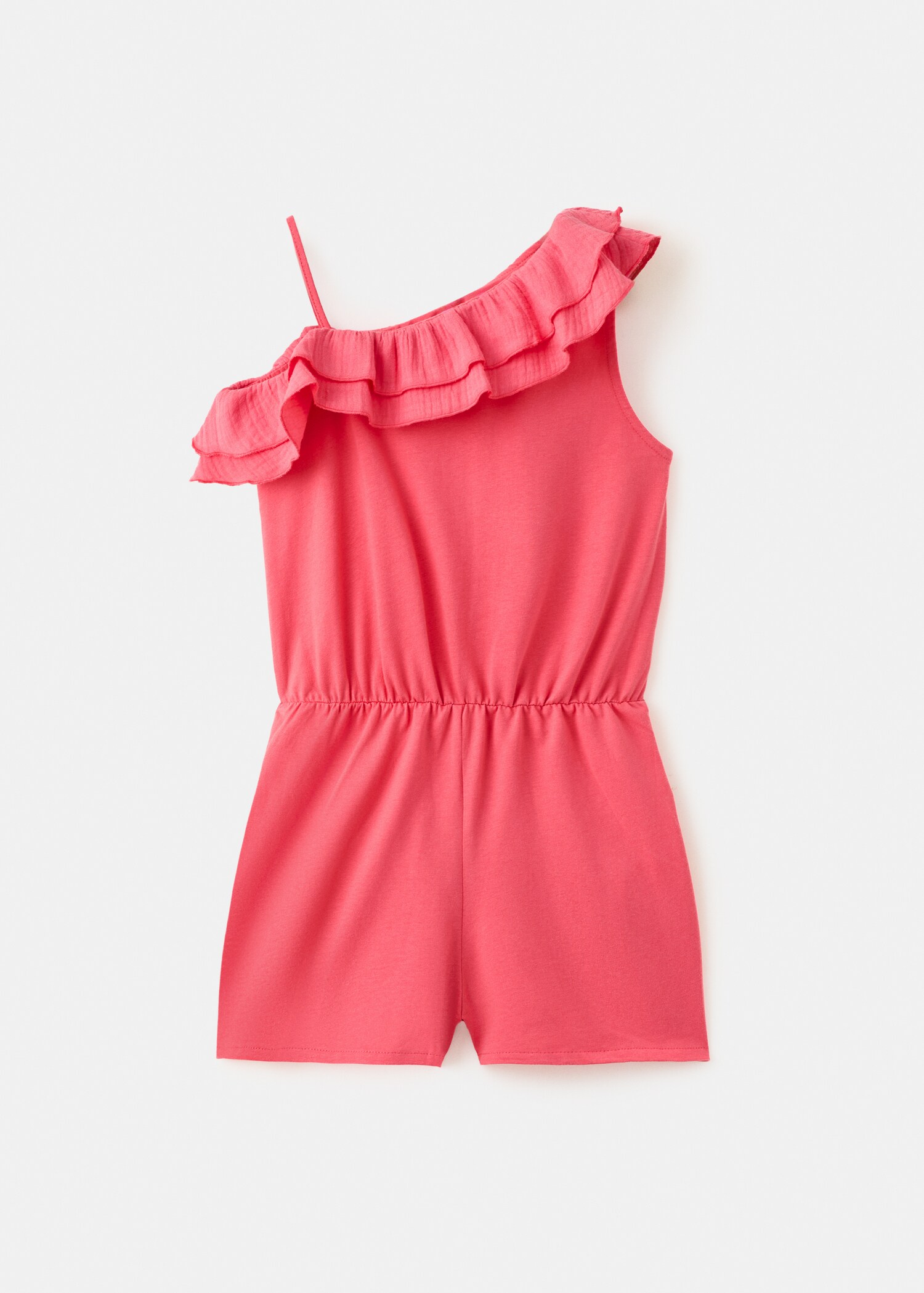 Asymmetric frill jumpsuit - Reverse of the article