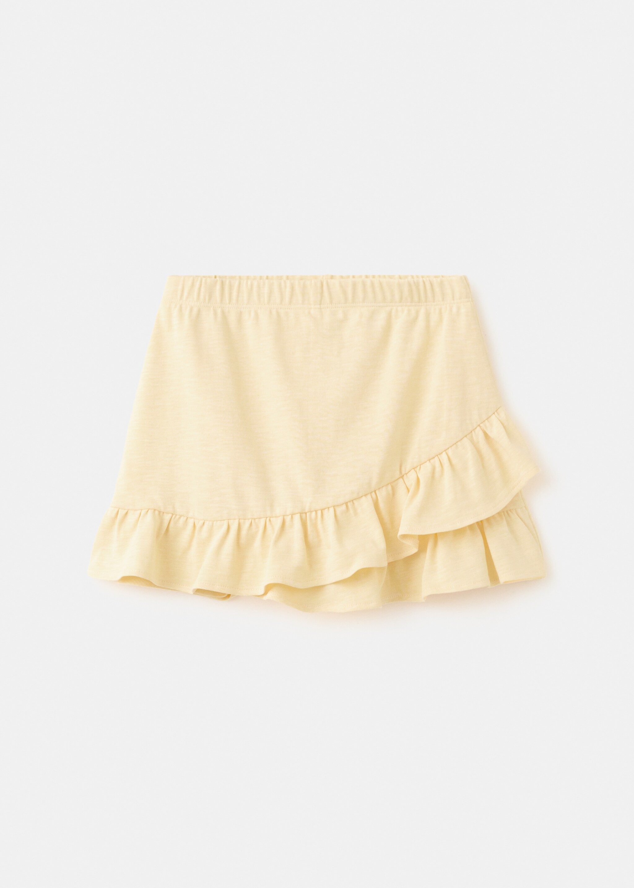 Hosenrock mit Rüschen - Artikel ohne Model, Pastellgelb. Ref: 27077929-00.