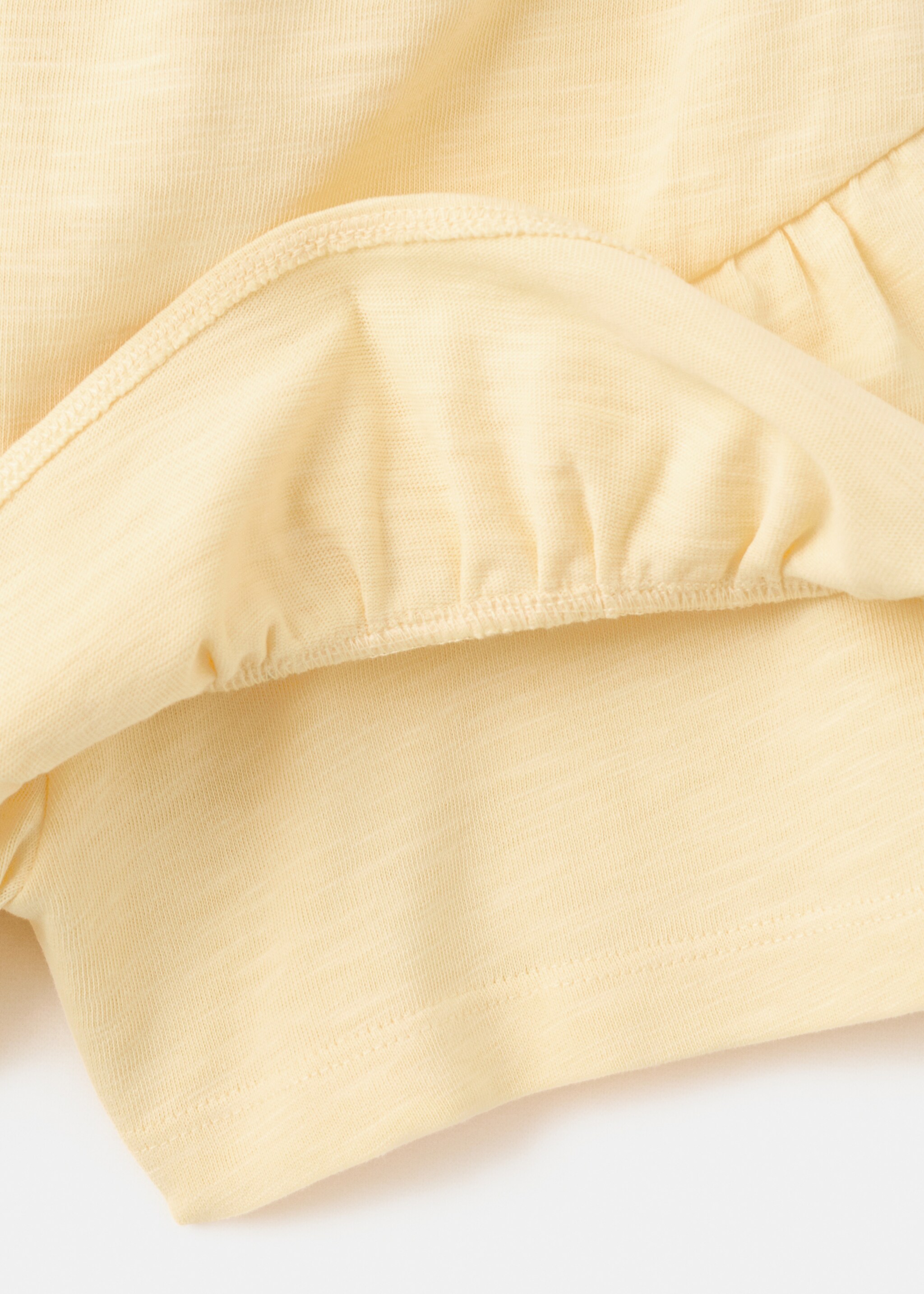 Hosenrock mit Rüschen - Detail des Artikels 8, Pastellgelb. Ref: 27077929-00.