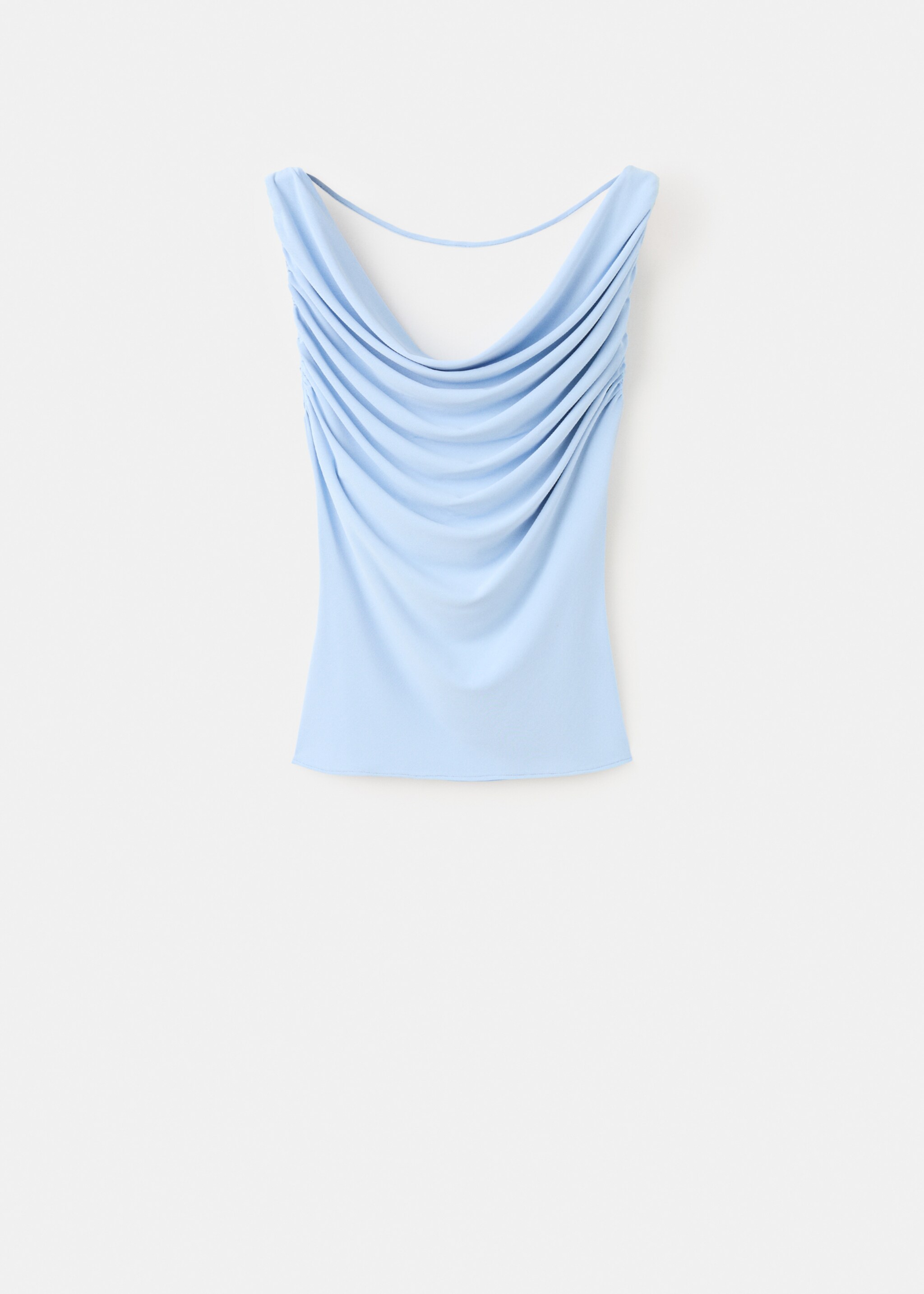 جزء علوي مفتوح من الخلف - منتج دون نموذج, أزرق. Ref: 27077939-00.