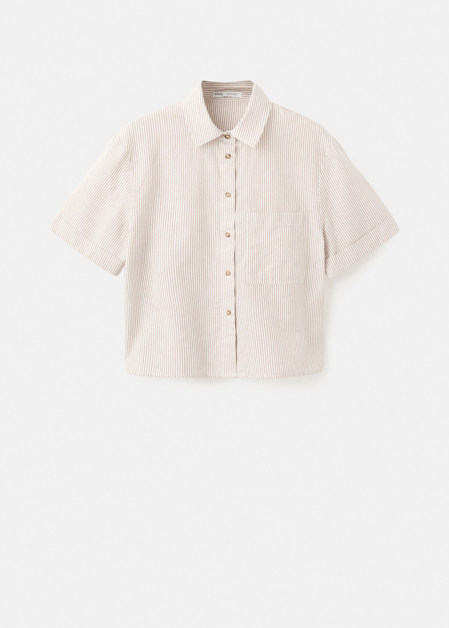 Short sleeve striped shirt - Article without model