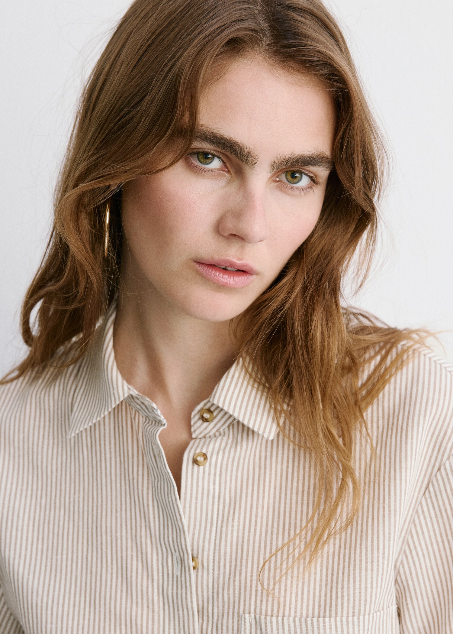 Short sleeve striped shirt - Details of the article 1