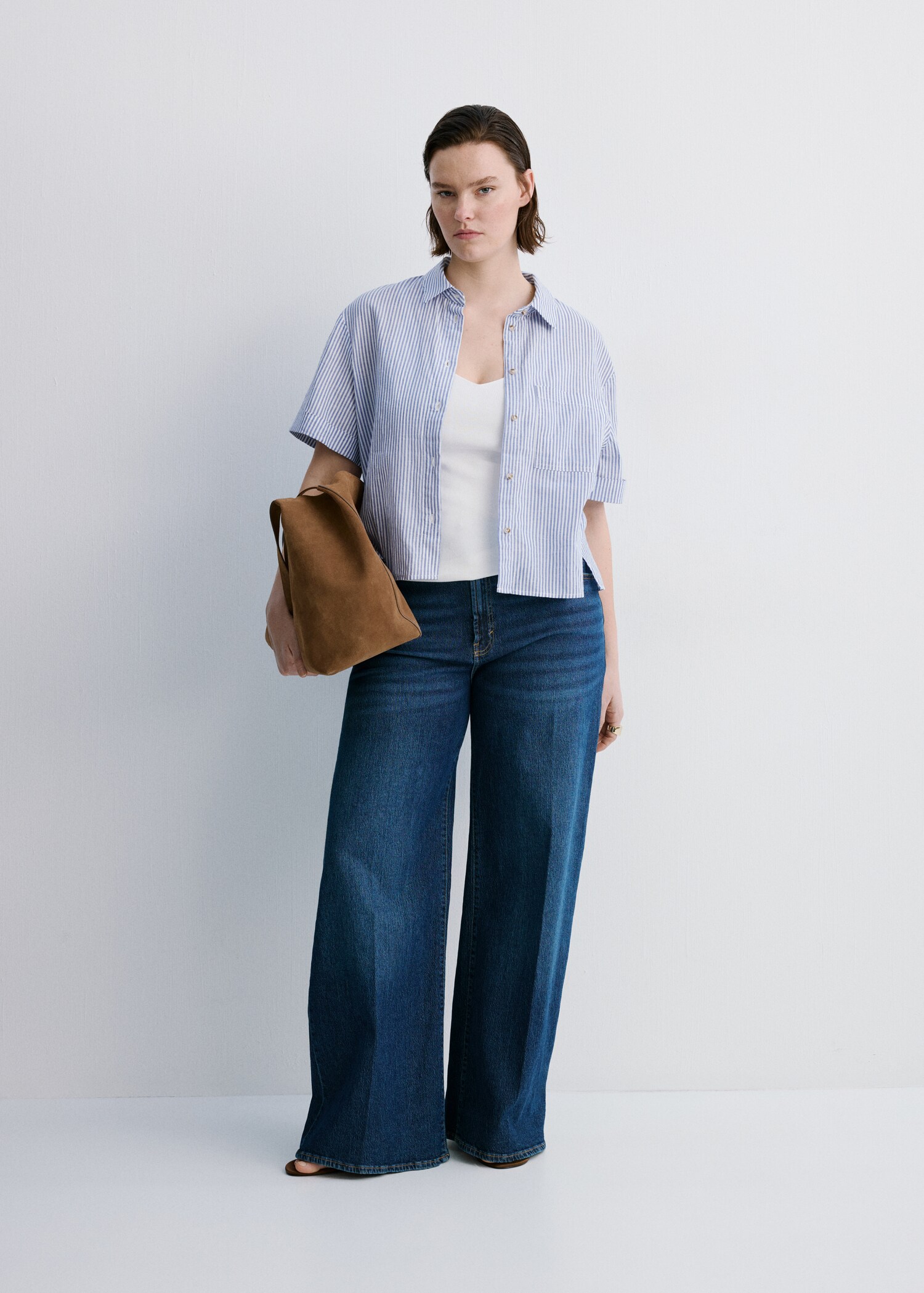 Short sleeve striped shirt - Details of the article 3