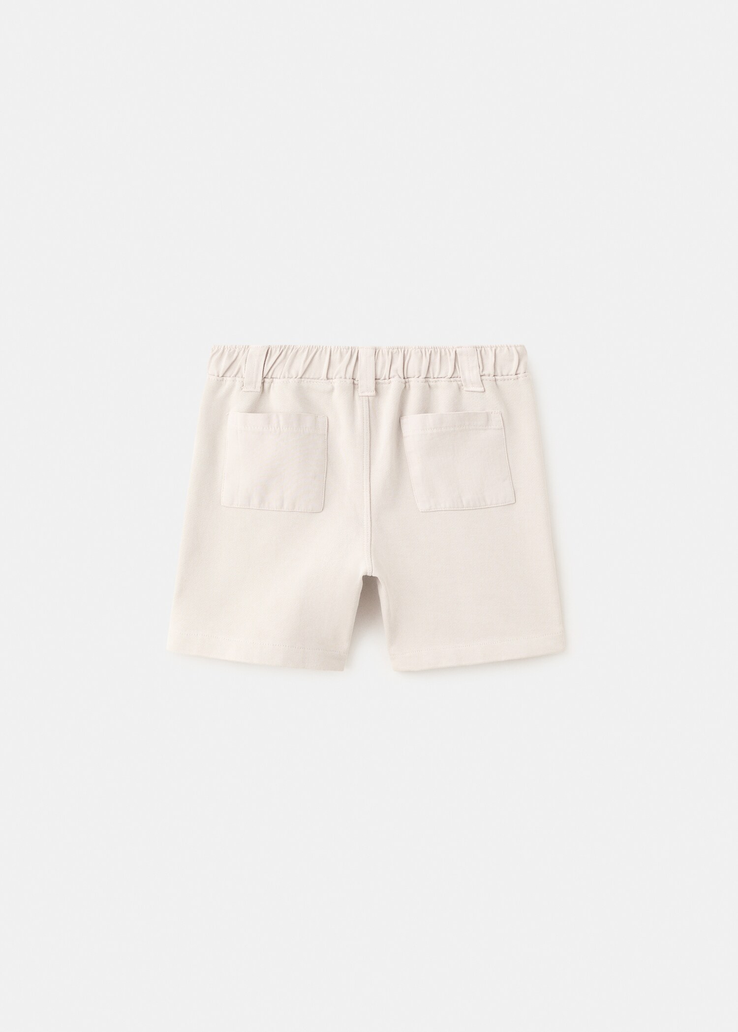 Pockets cotton Bermuda shorts - Reverse of the article