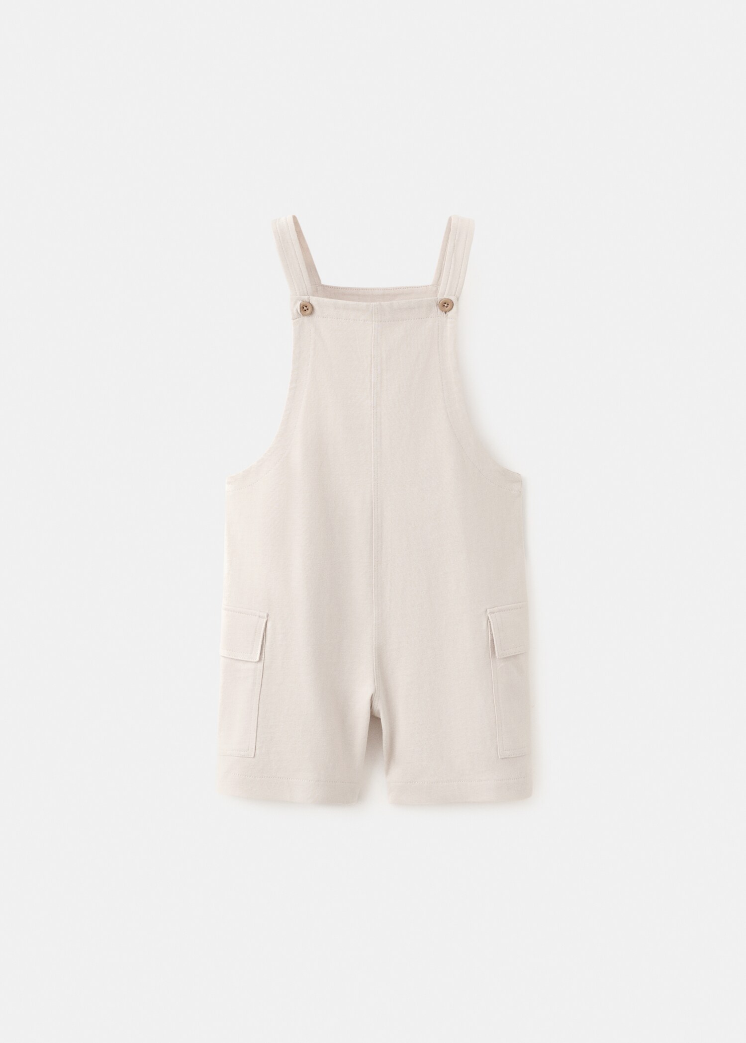 Cotton dungarees with cargo pockets - Article without model