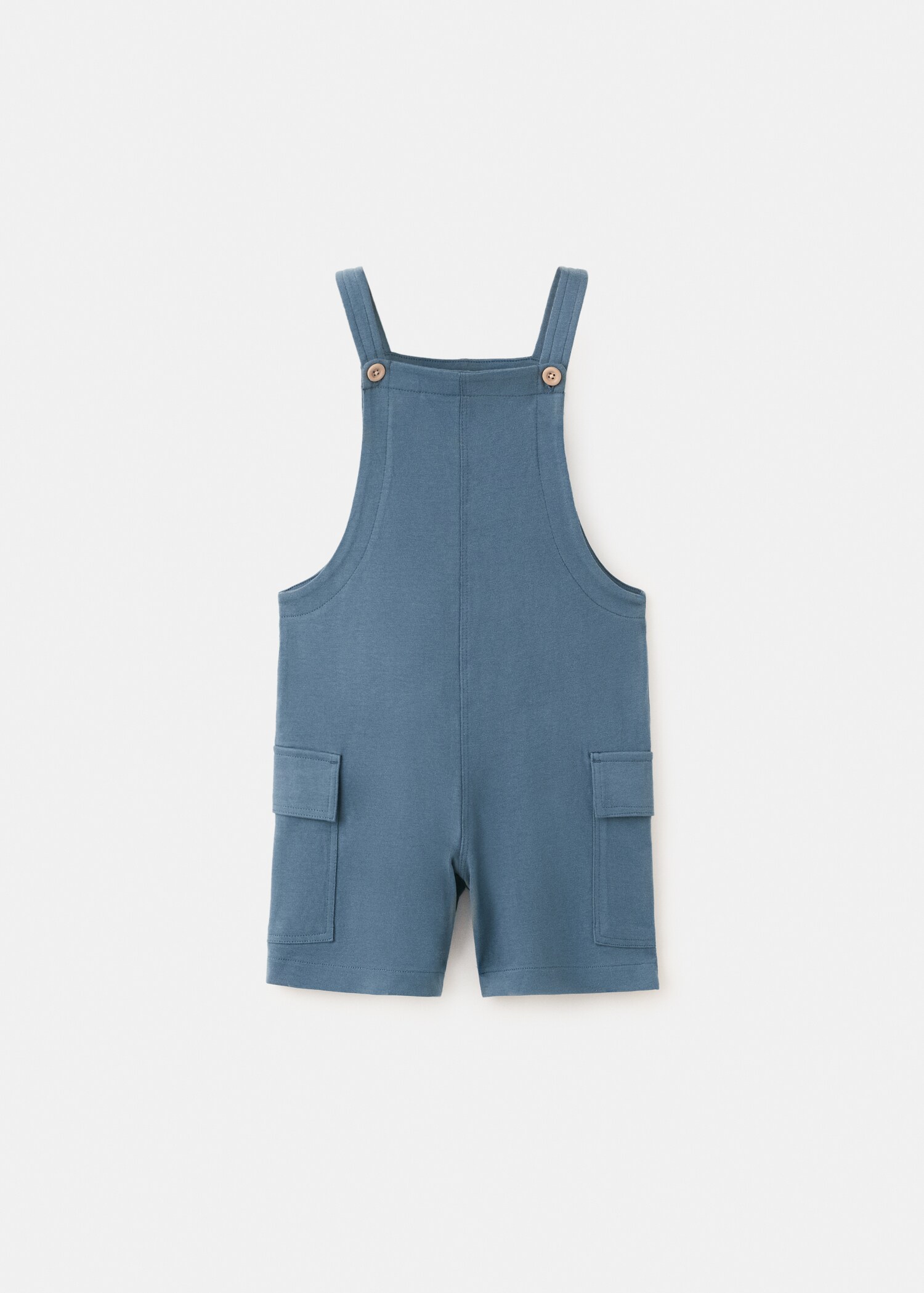 Cotton dungarees with cargo pockets - Article without model