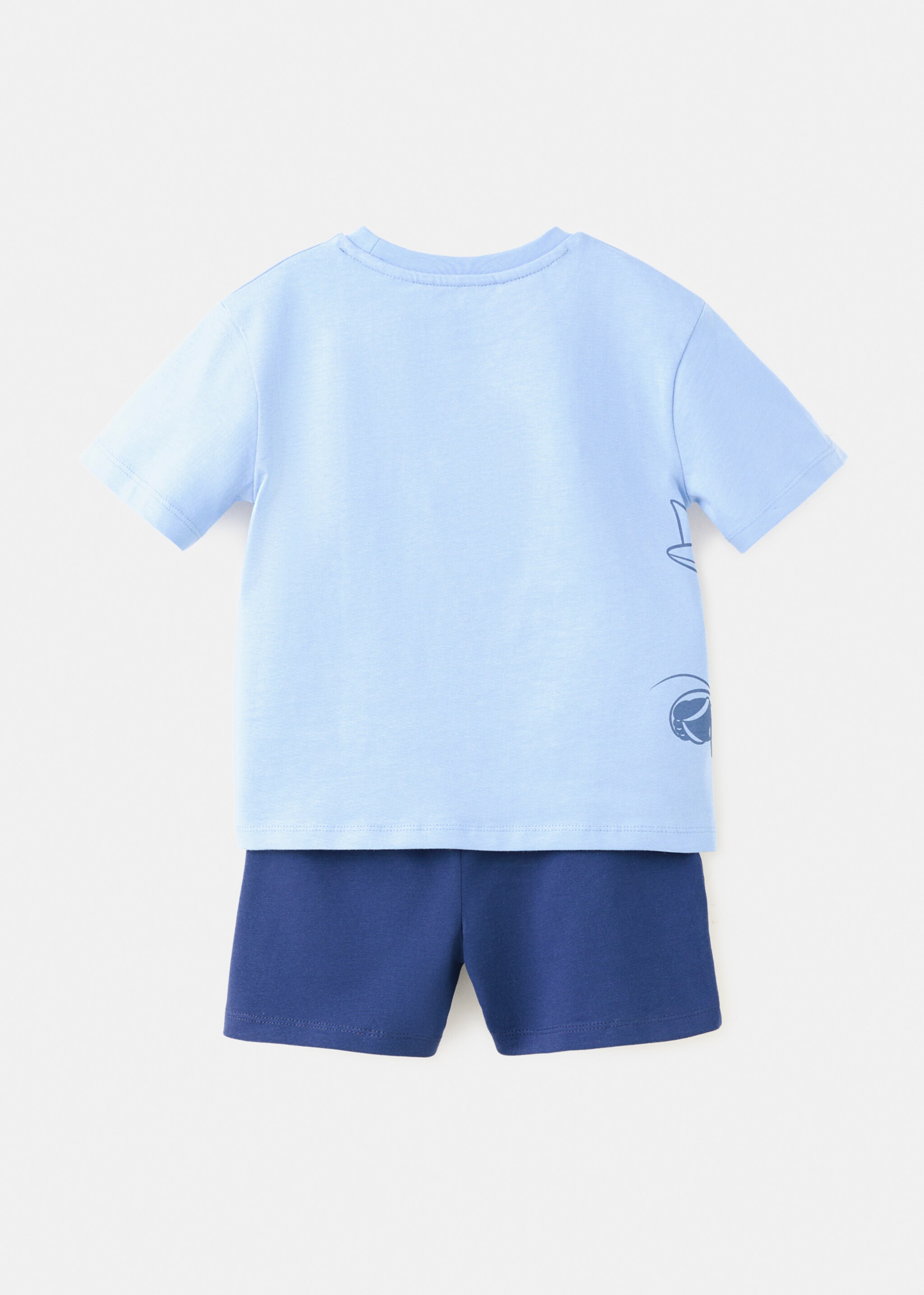 Pijama completo Mickey Mouse - Reverso del artículo, Azul. Ref: 27078272-00.