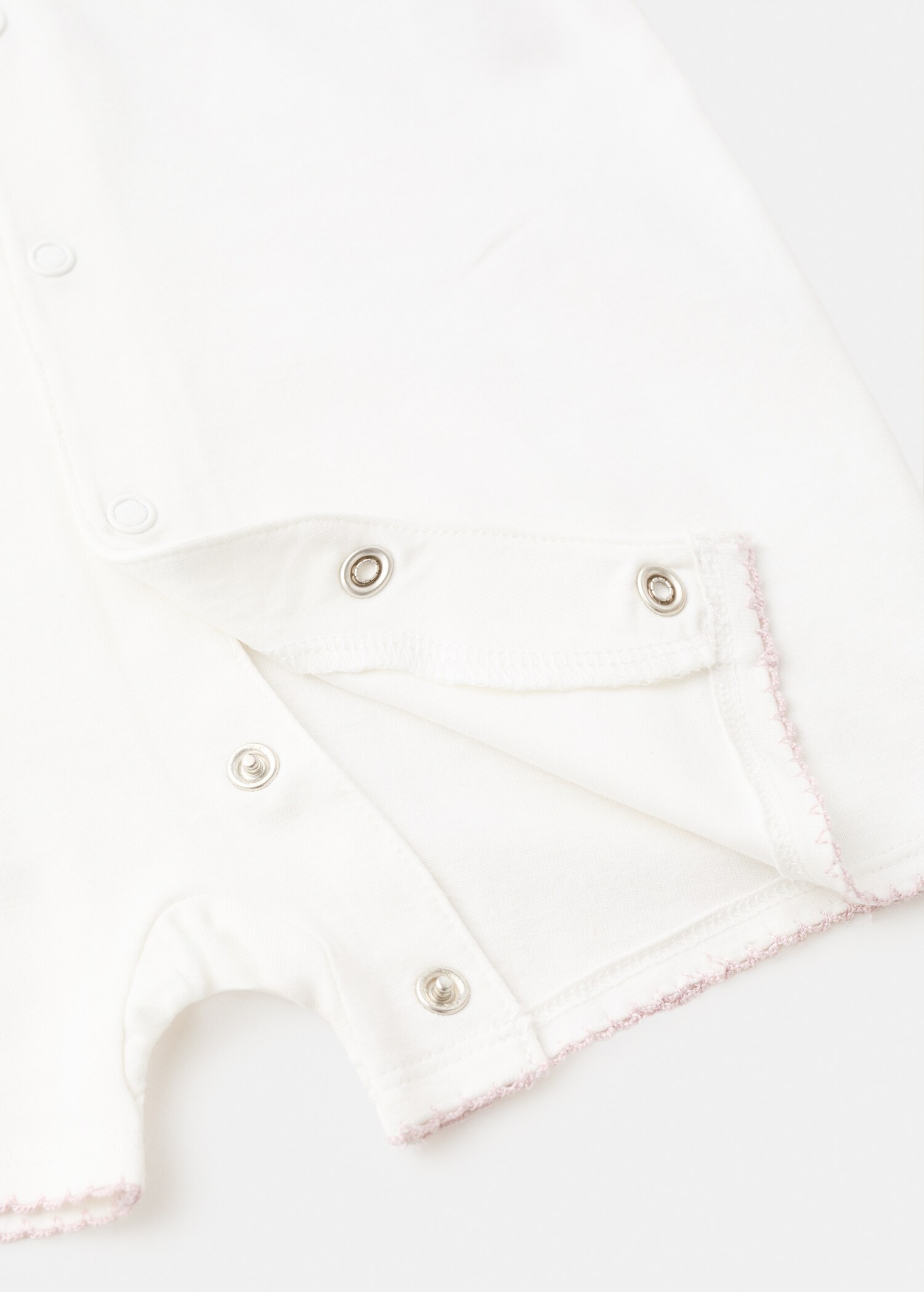 Cotton babydoll collar pyjama - Details of the article 0