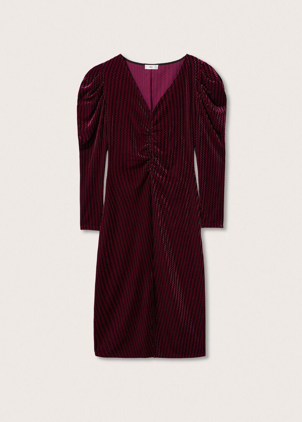 Velvet dress mango cheap
