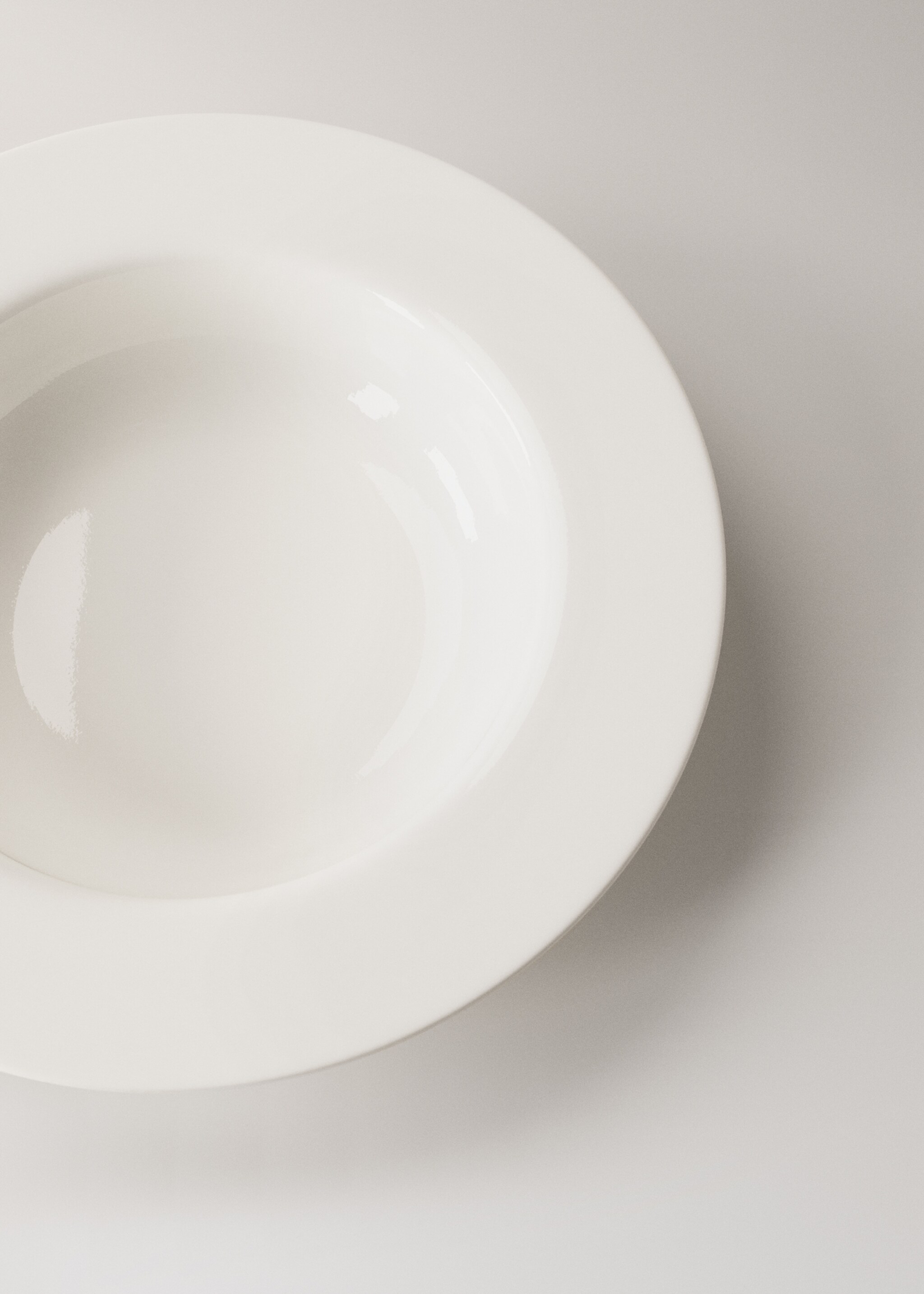 Πιάτο βαθύ Bone China Ultralight - Λεπτομέρεια του προϊόντος 2, Λευκό. Ref: 27081167-00.