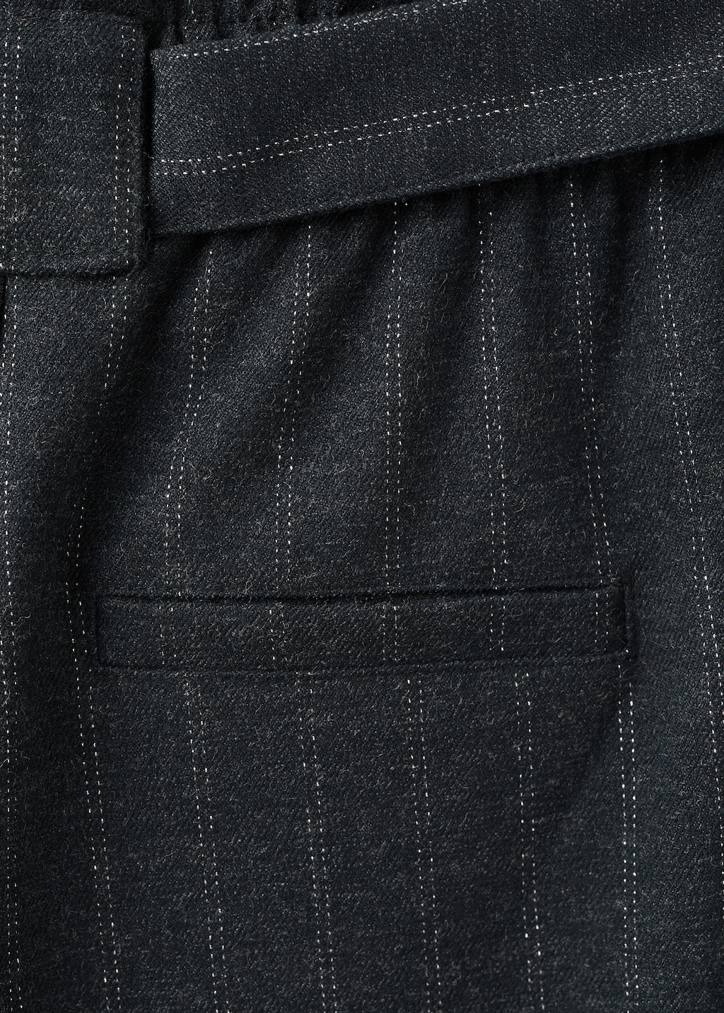 Lurex striped trousers