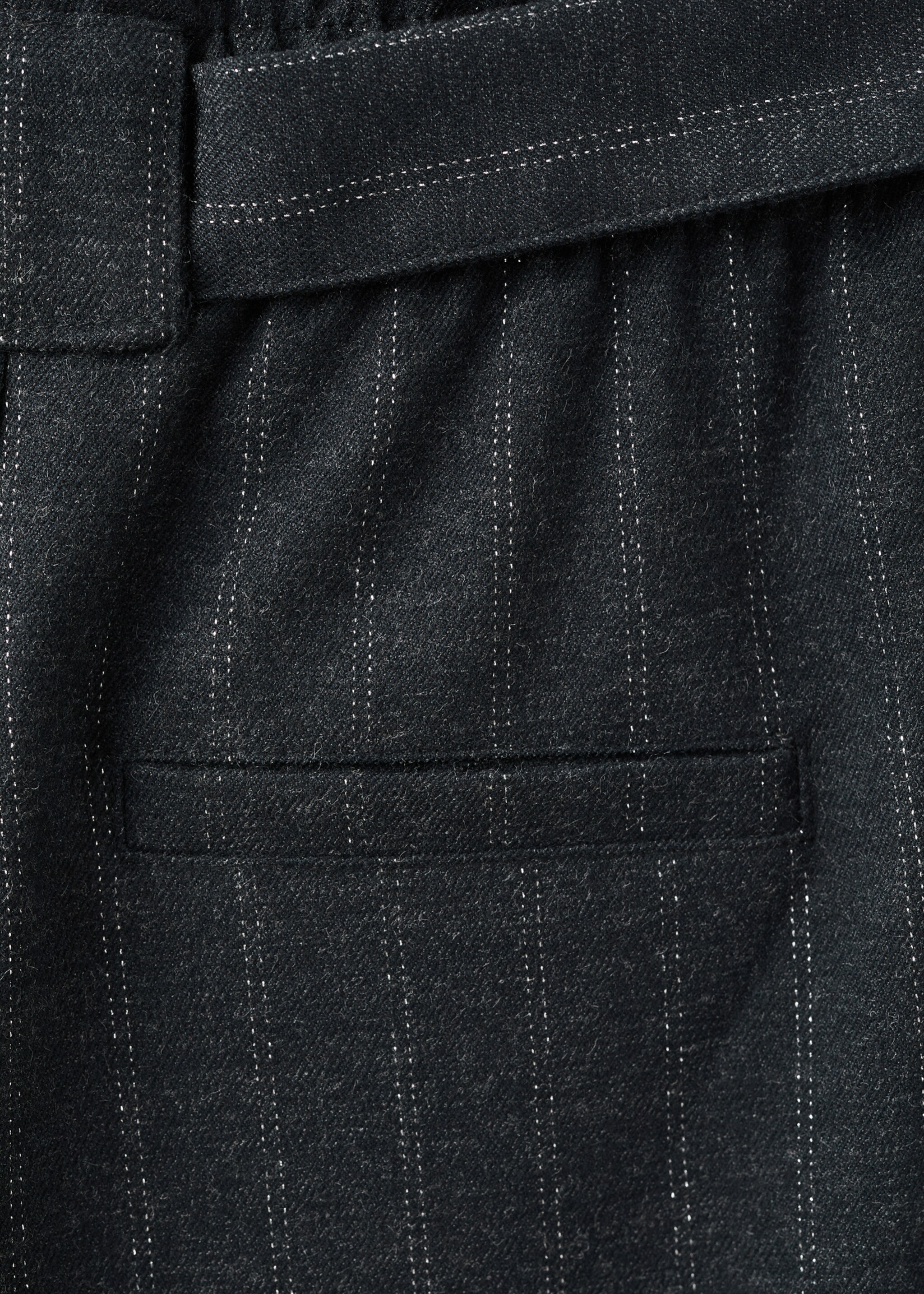 Lurex stripe trousers - Details of the article 0, Grey. Ref: 27081169-00.