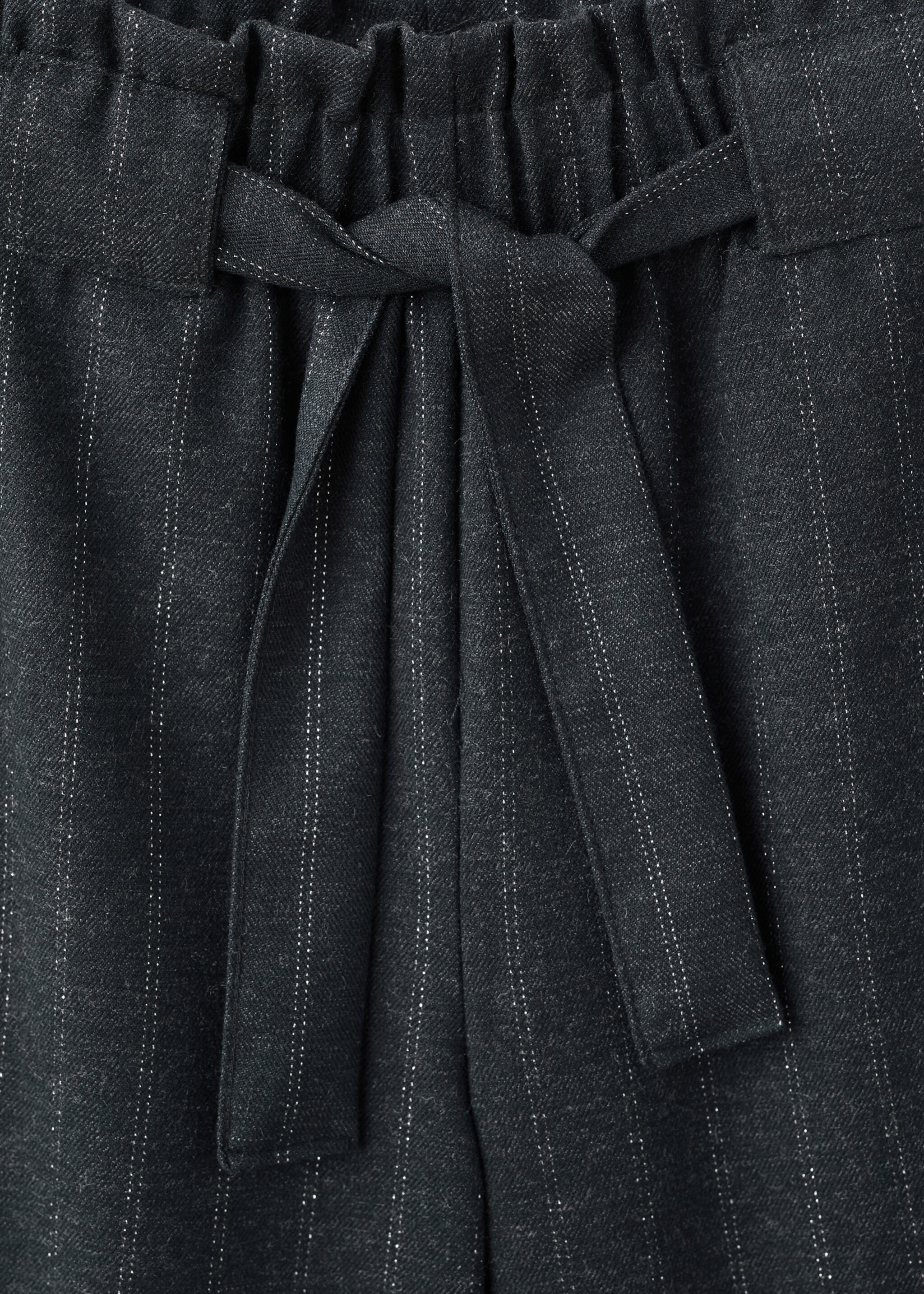 Lurex stripe trousers - Details of the article 8, Grey. Ref: 27081169-00.