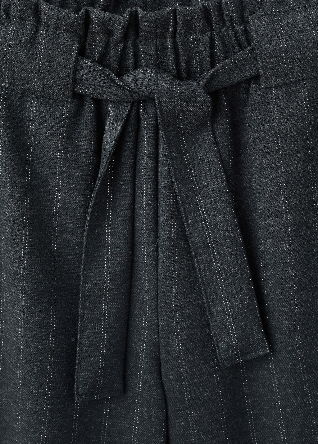 Lurex striped trousers