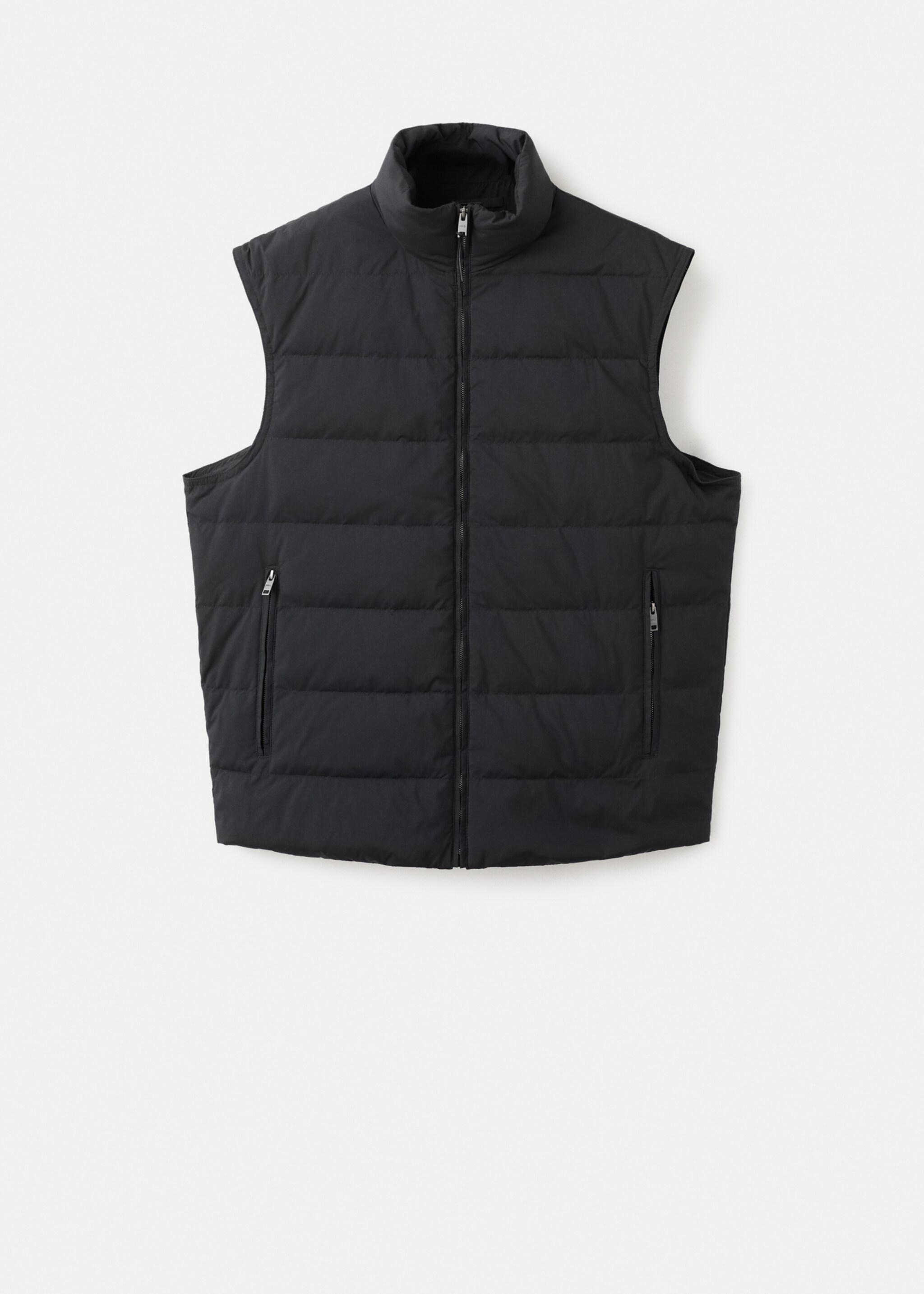 Gilet matelassé rembourrage duvet et plumes - Article sans modèle, Noir. Ref: 27081173-00.