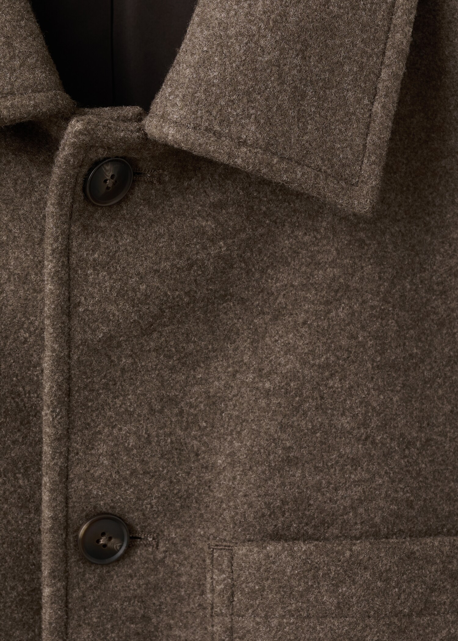 Wool coat with pockets - Details of the article 8