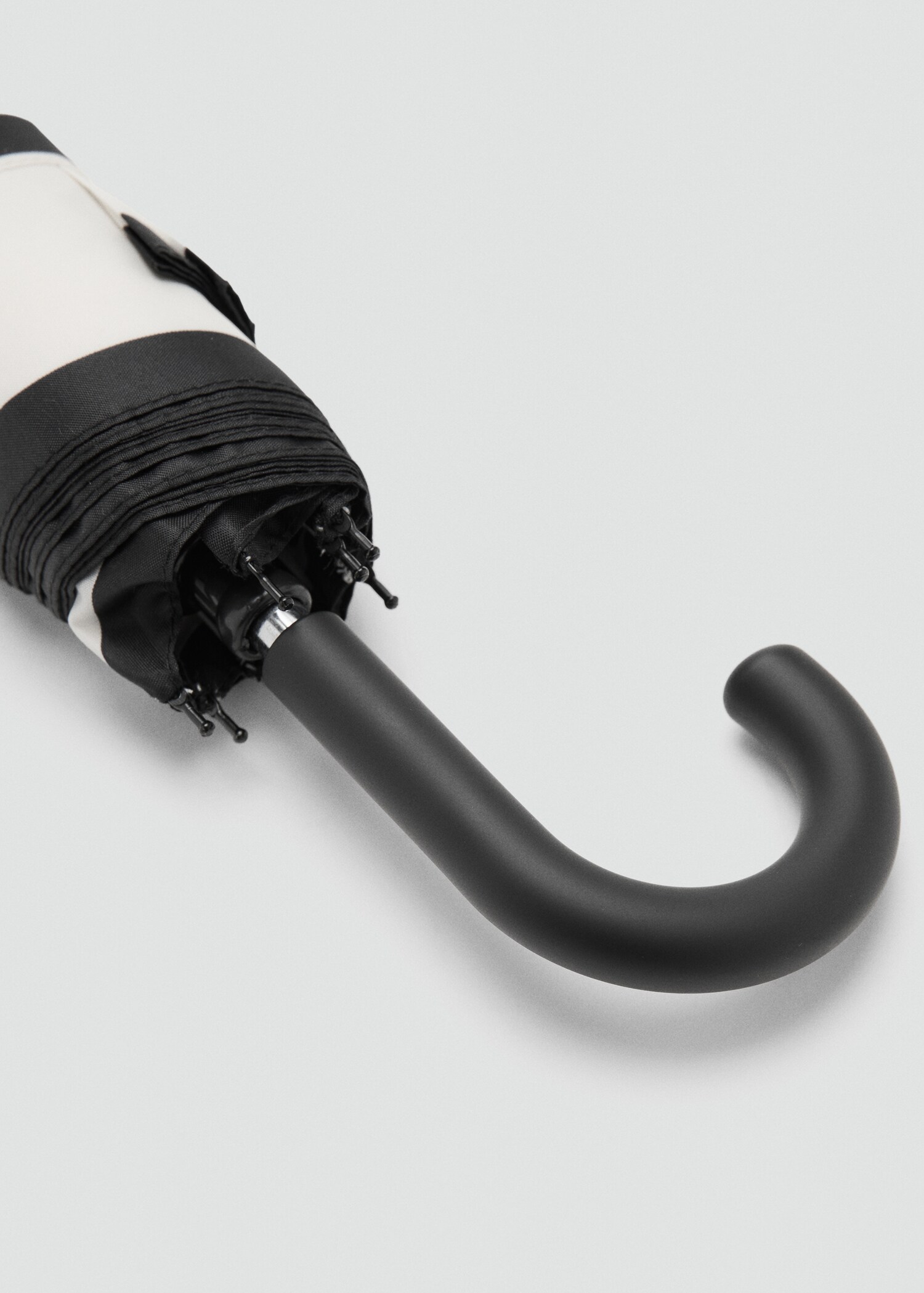 Stripe-printed umbrella - Medium plane