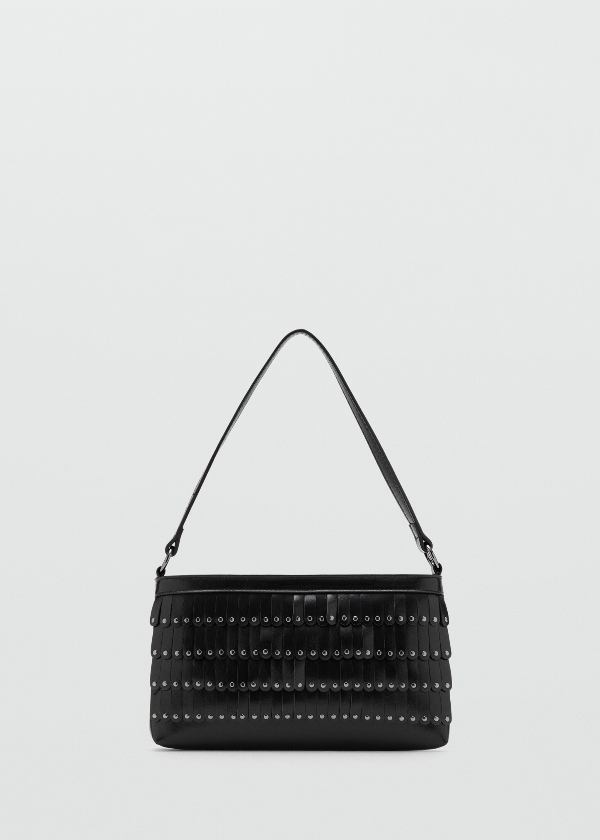 Fringed studded handbag - Article without model, Black. Ref: 27081178-00.