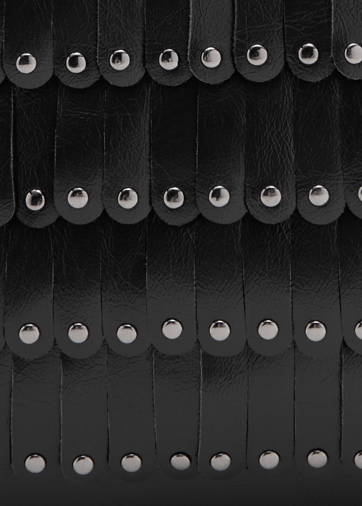 Fringed studded handbag - Details of the article 1