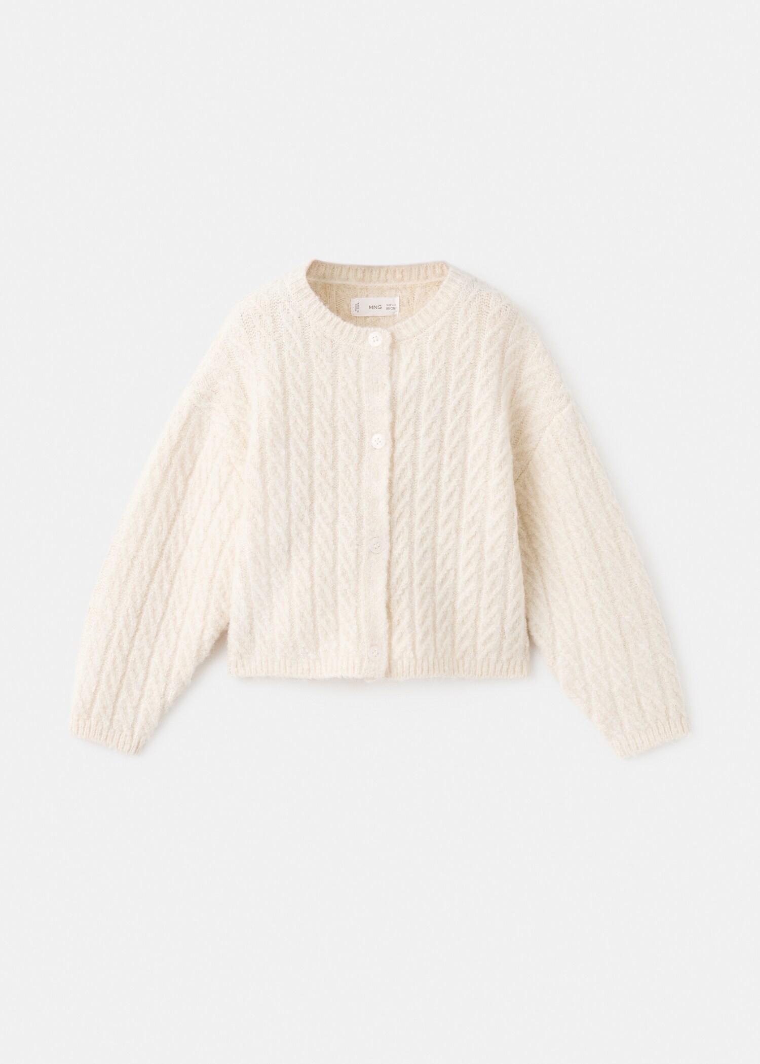 Cable-knit cardigan - Article without model