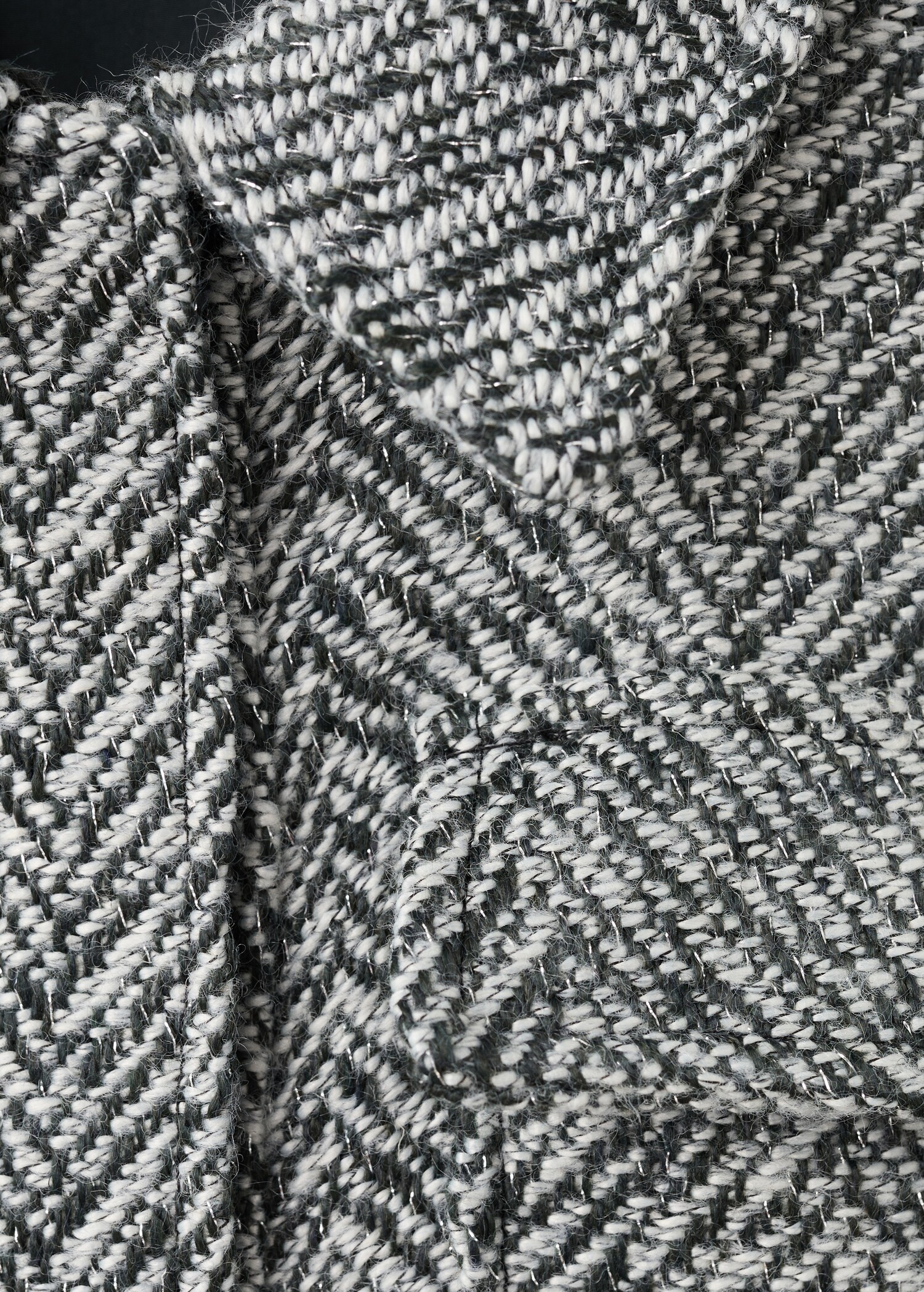 Tweed jacket with lurex details - Details of the article 8