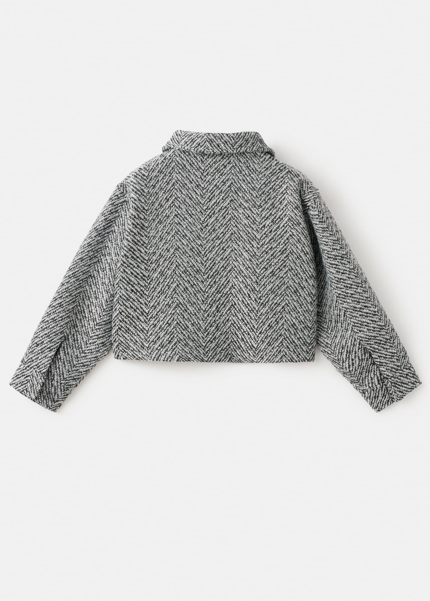 Tweed jacket with lurex details - Reverse of the article