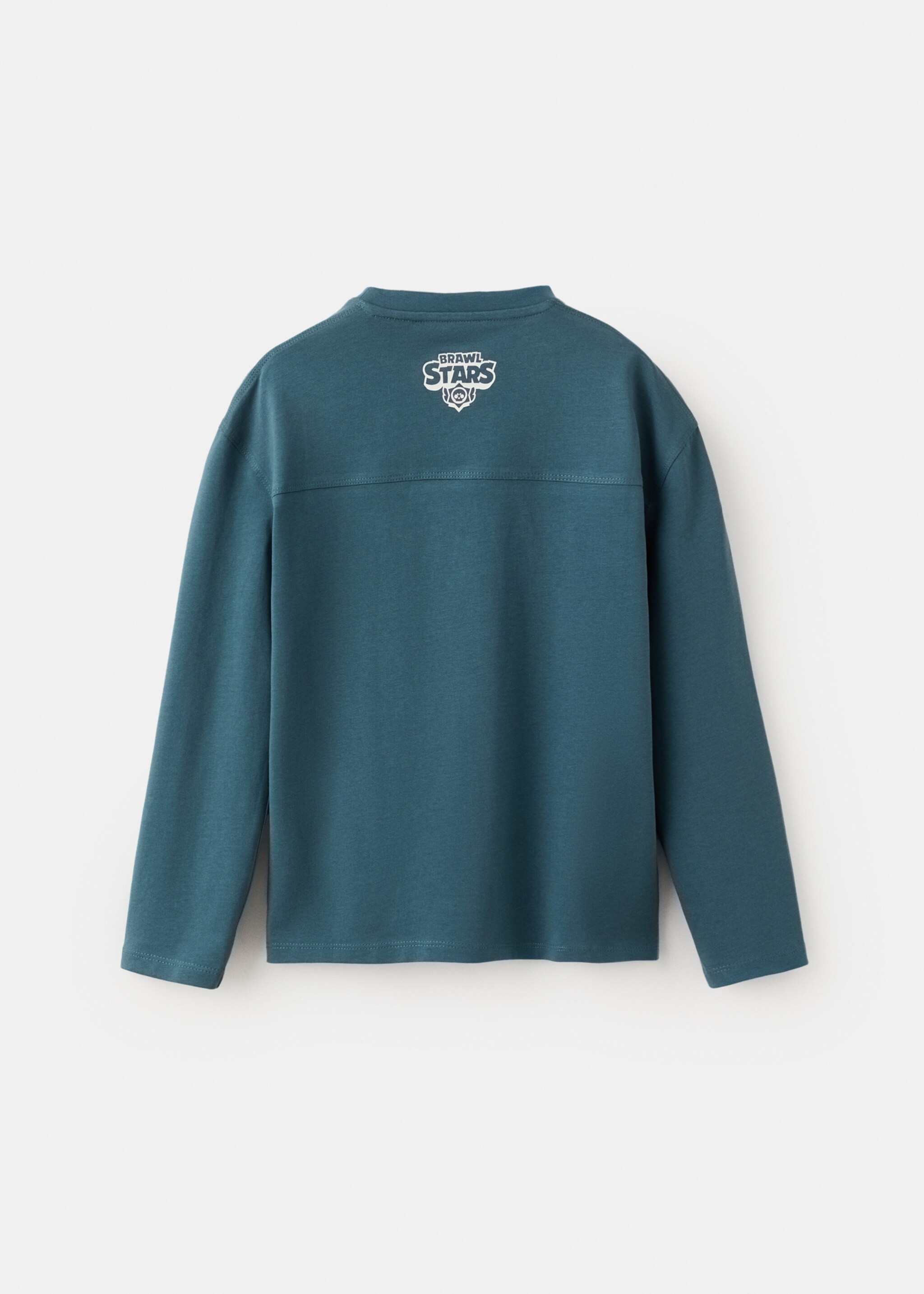 T-Shirt Brawl Stars - Rückseite des Artikels, Petrolblau. Ref: 27081182-00.