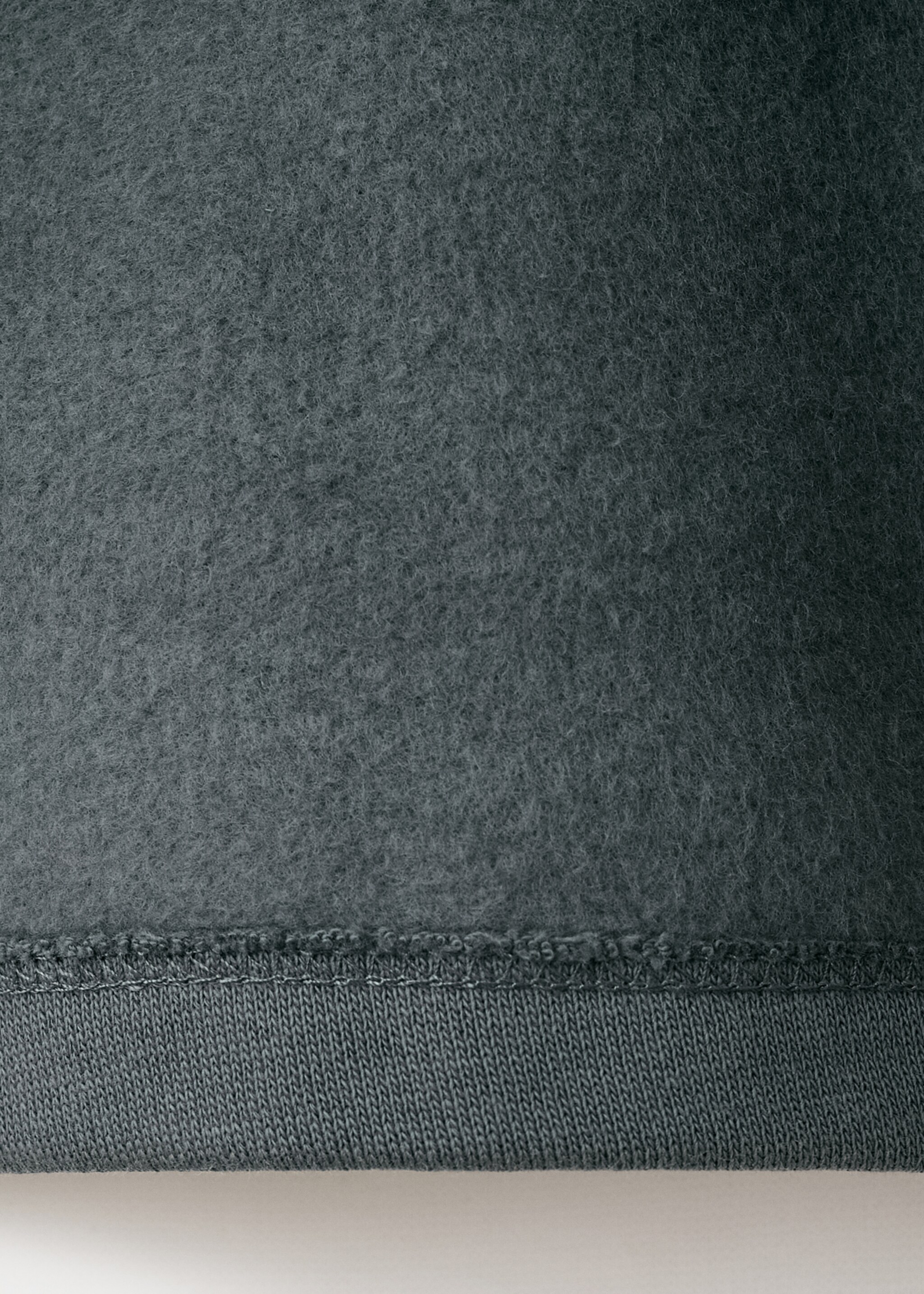 Kuromi sweatshirt dress - Details of the article 8, Charcoal. Ref: 27081183-00.