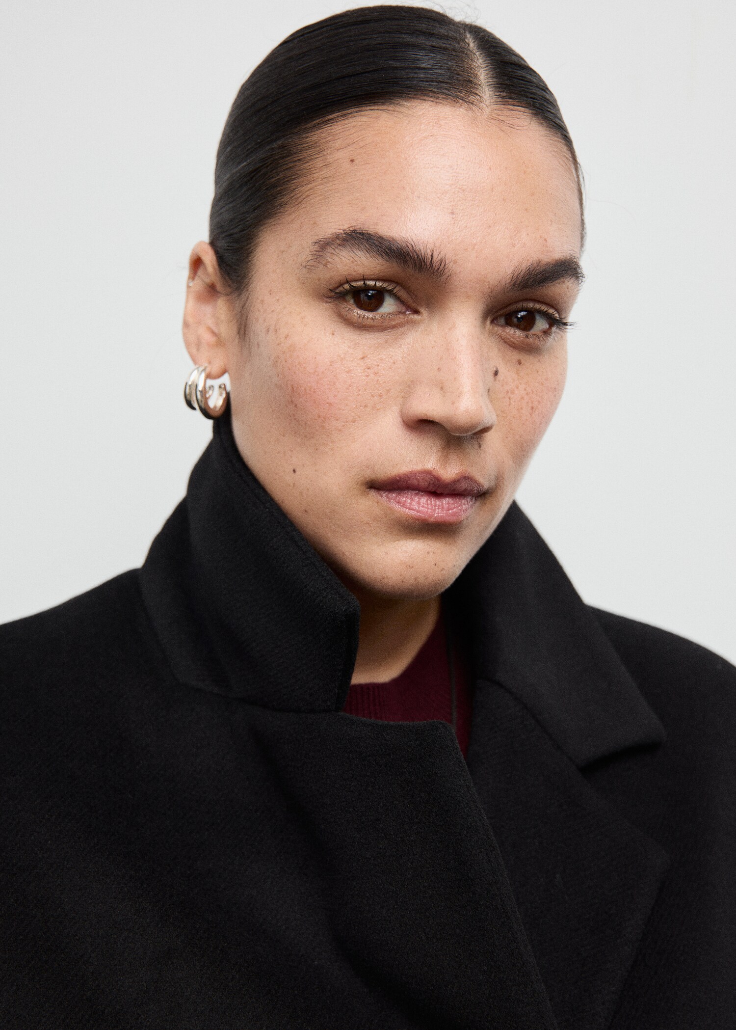 Double-breasted wool blend coat - Details of the article 4