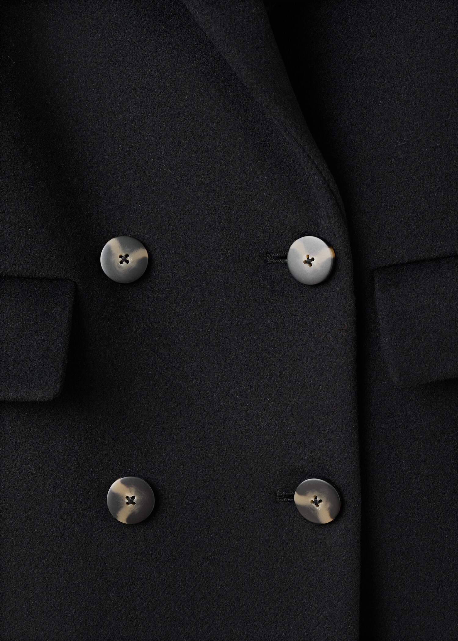 Double-breasted wool blend coat - Details of the article 8