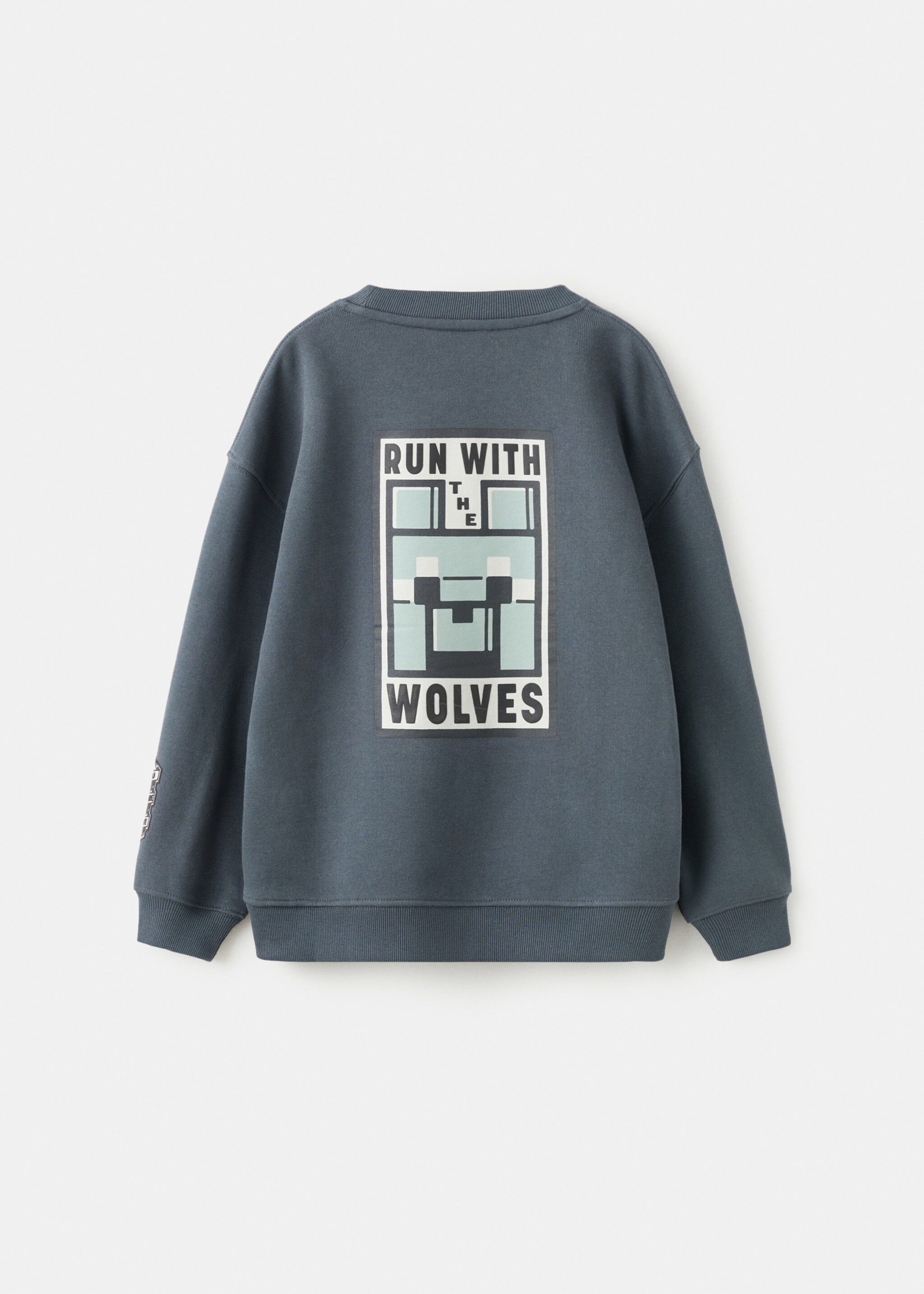 سترة رياضية برسوم ماين كرافت - الجهة الخلفية للمنتج, فحمي. Ref: 27081185-00.