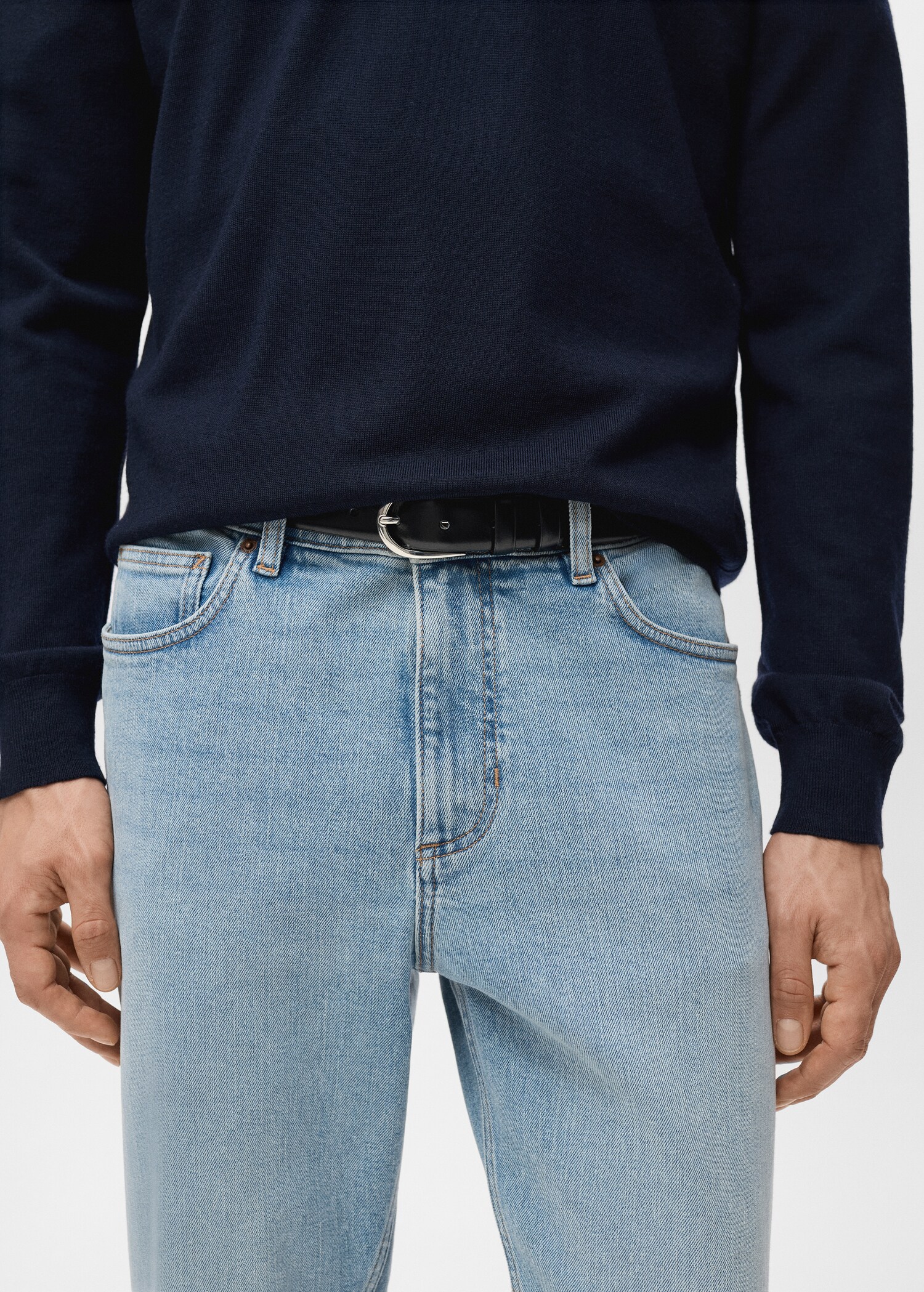 Ben cropped tapered-fit jeans - Details of the article 1