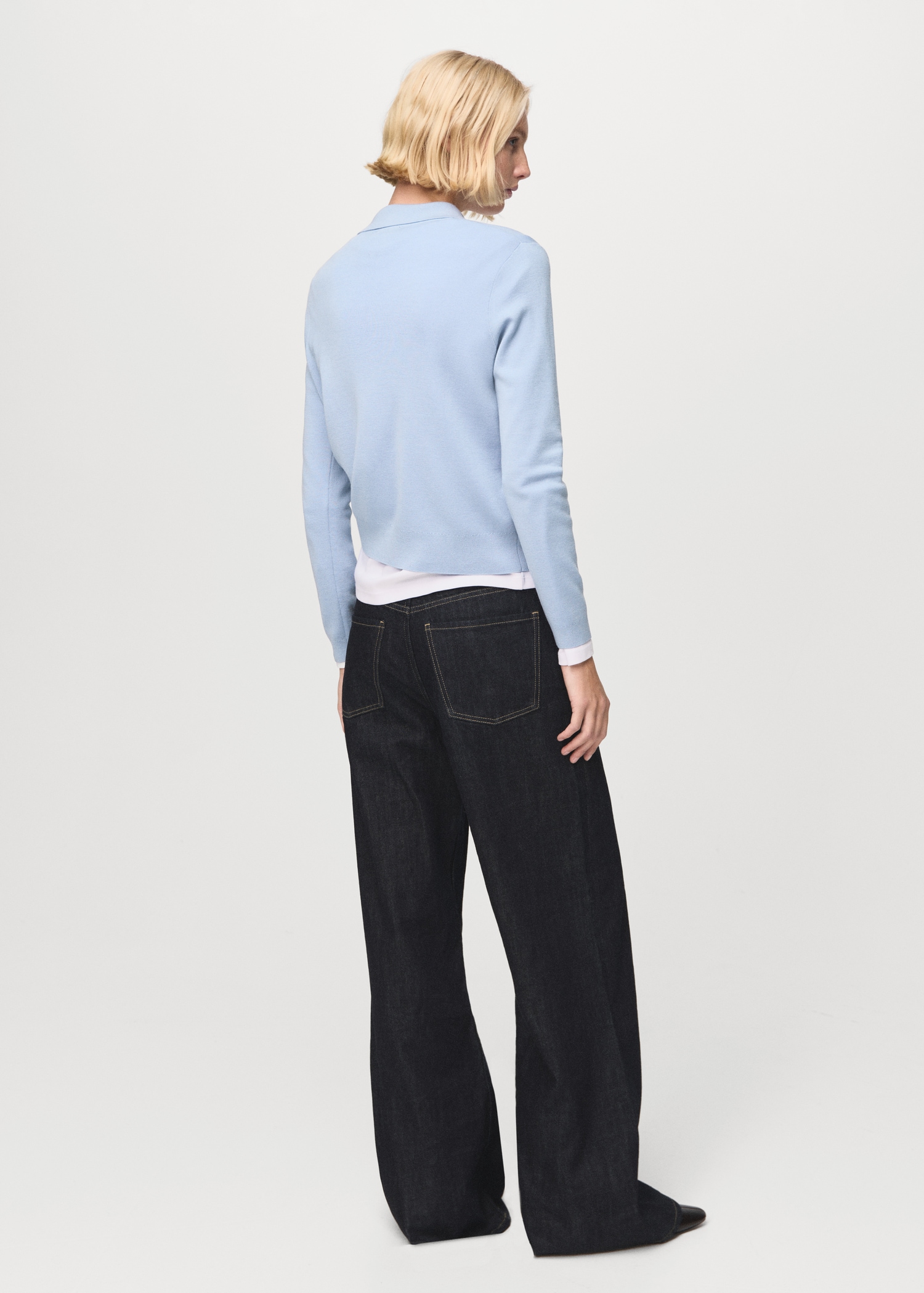 Polo collar wool sweater Women MANGO Serbia