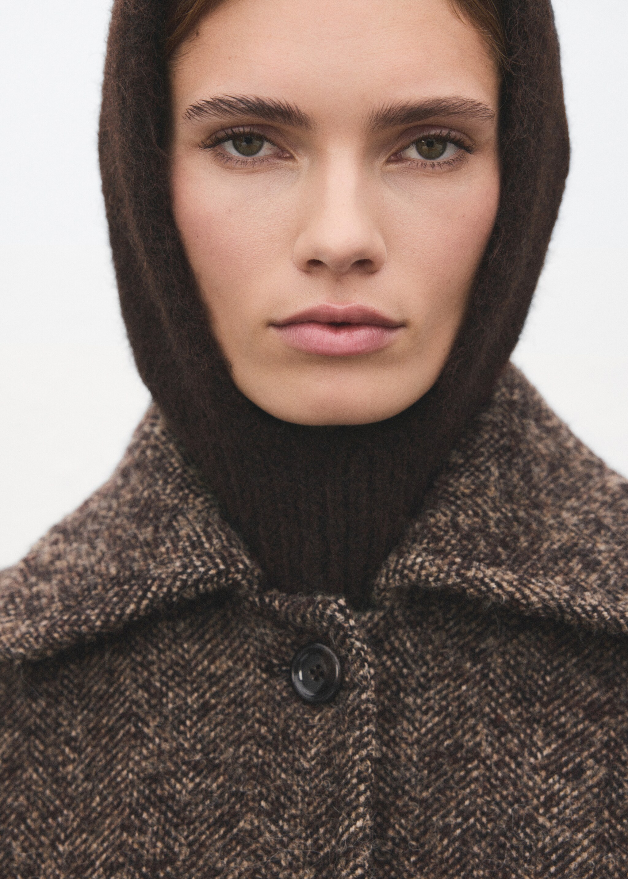 Cagoule maille - Détail de l'article 9, Chocolat. Ref: 27081195-00.