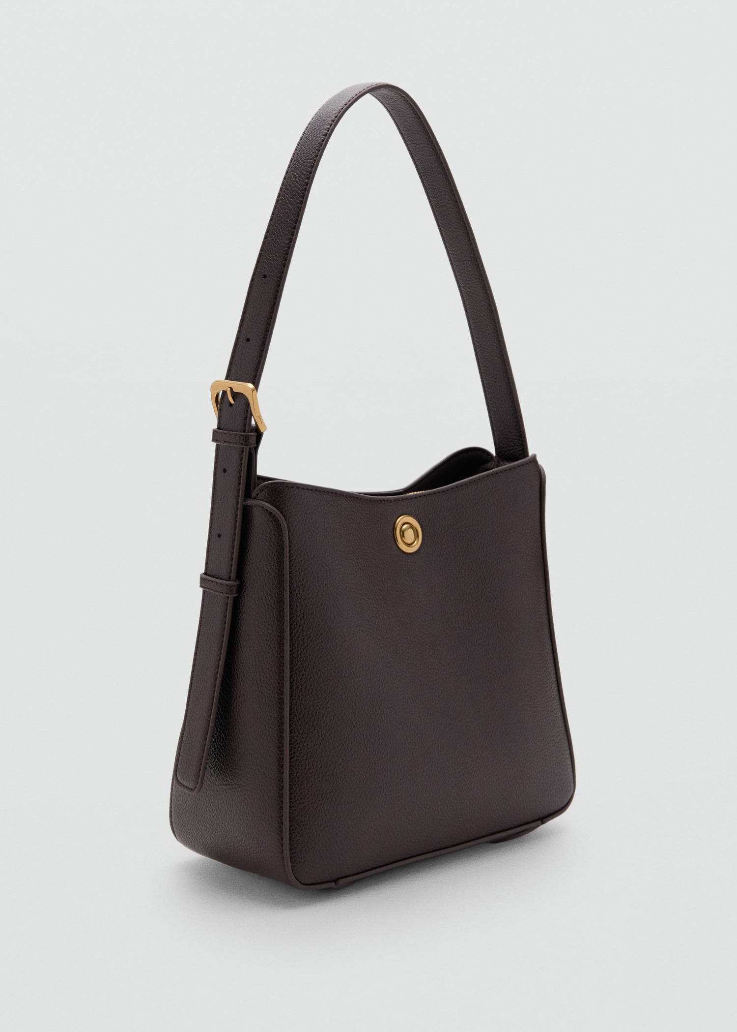 Medium bucket bag with metal detail - Medium plane