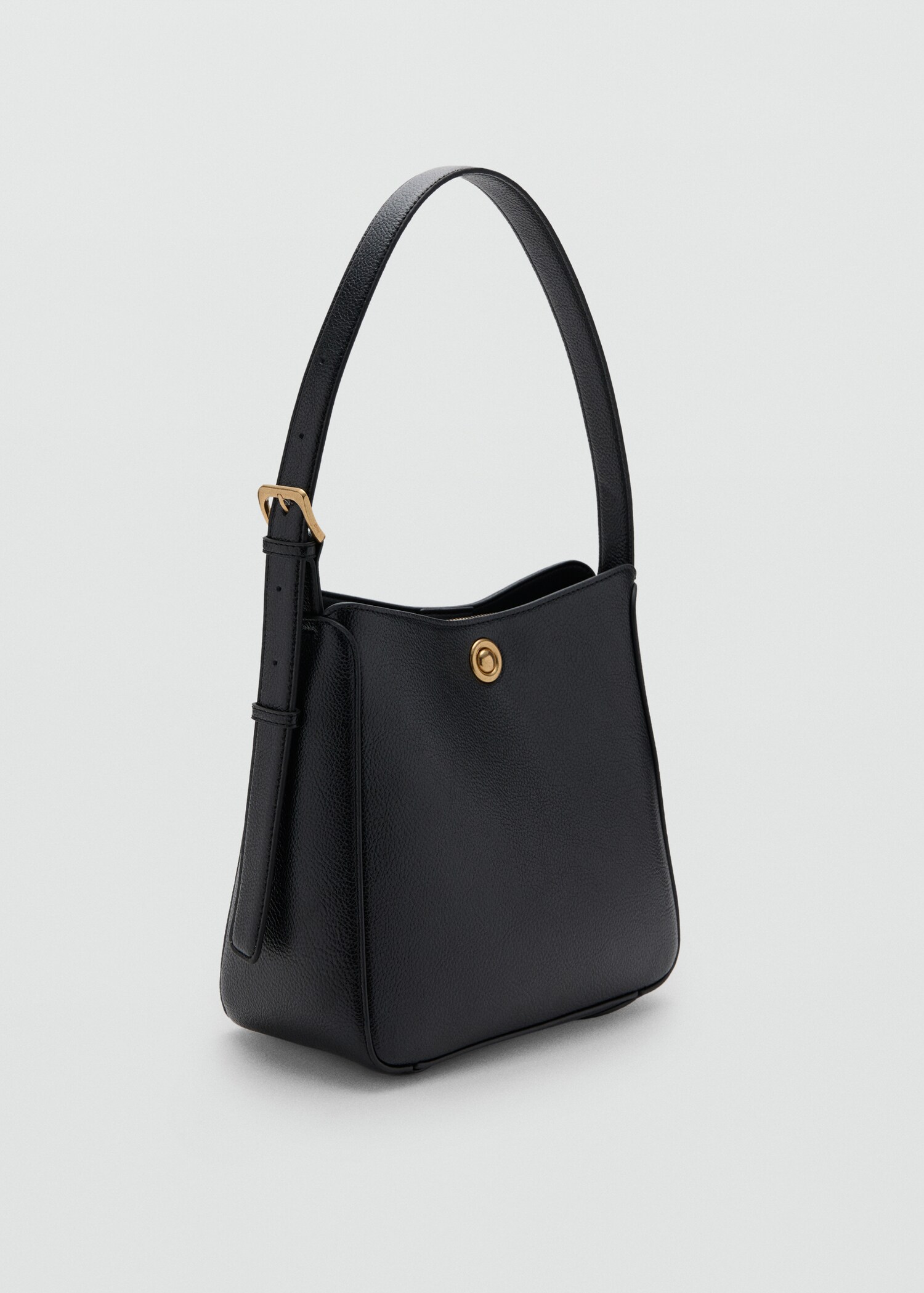 Medium bucket bag with metal detail - Medium plane