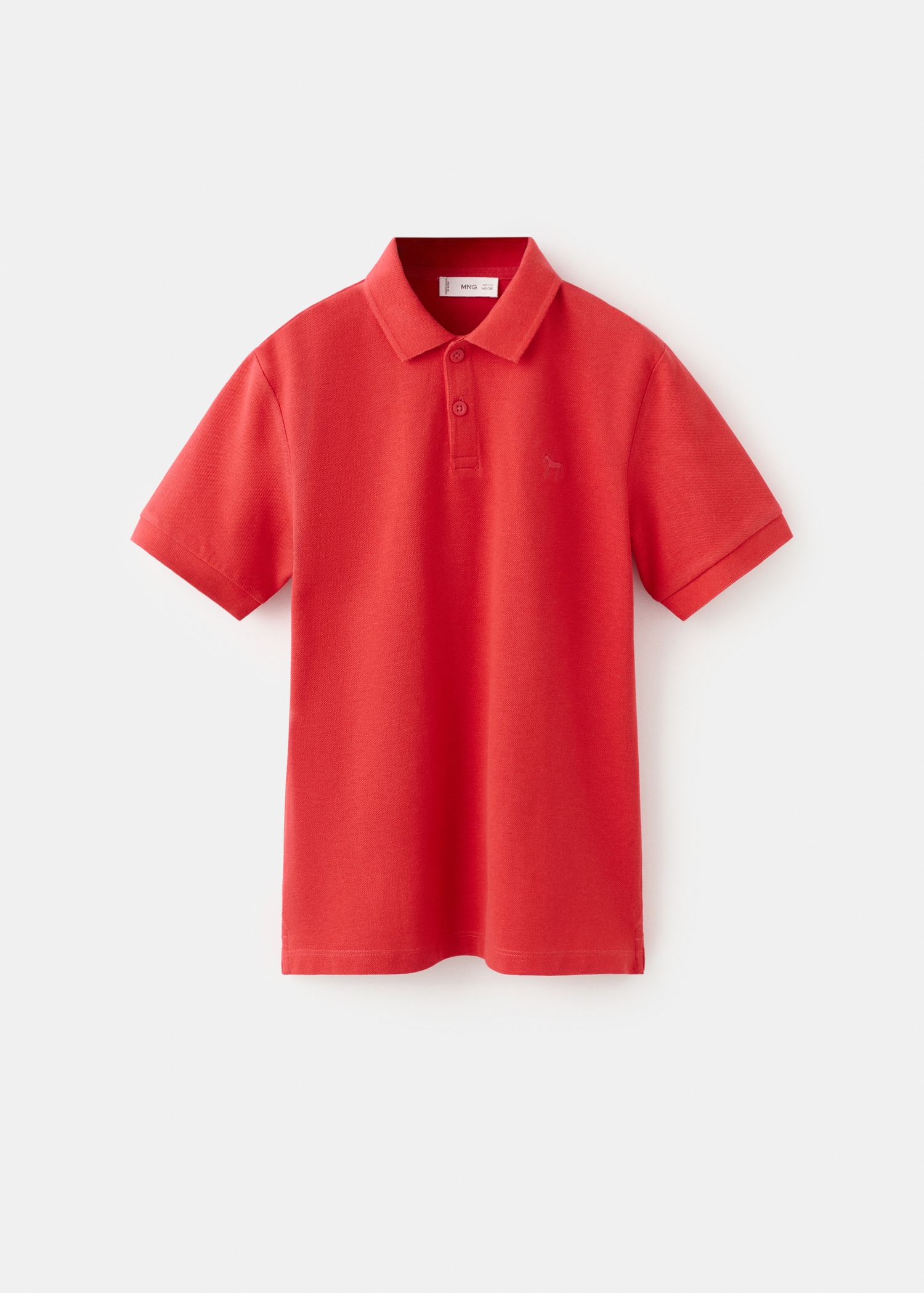 Cotton basic polo shirt - Article without model