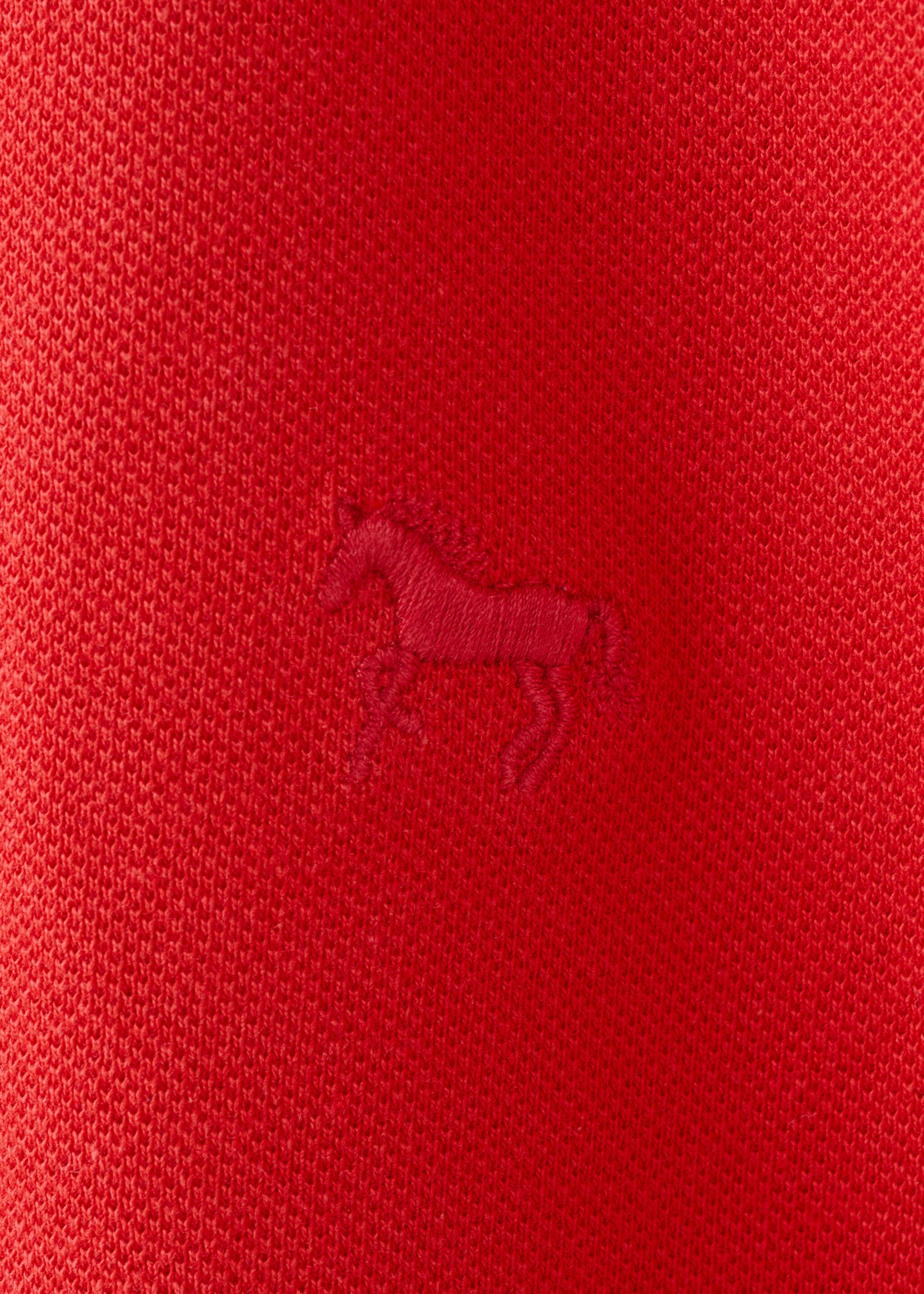 Polo basique coton - Détail de l'article 0, Rouge. Ref: 27081197-00.
