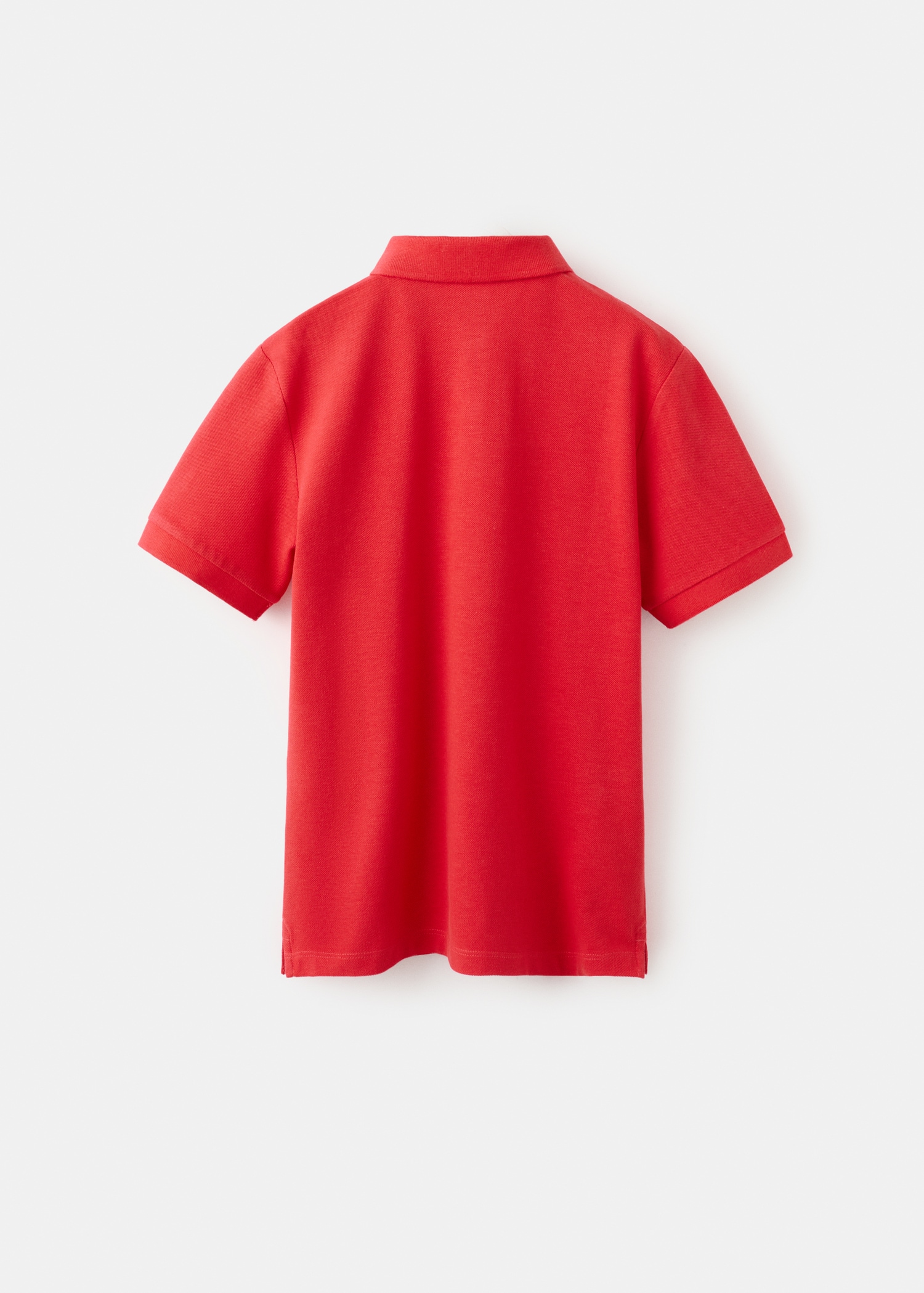 Cotton basic polo shirt - Reverse of the article