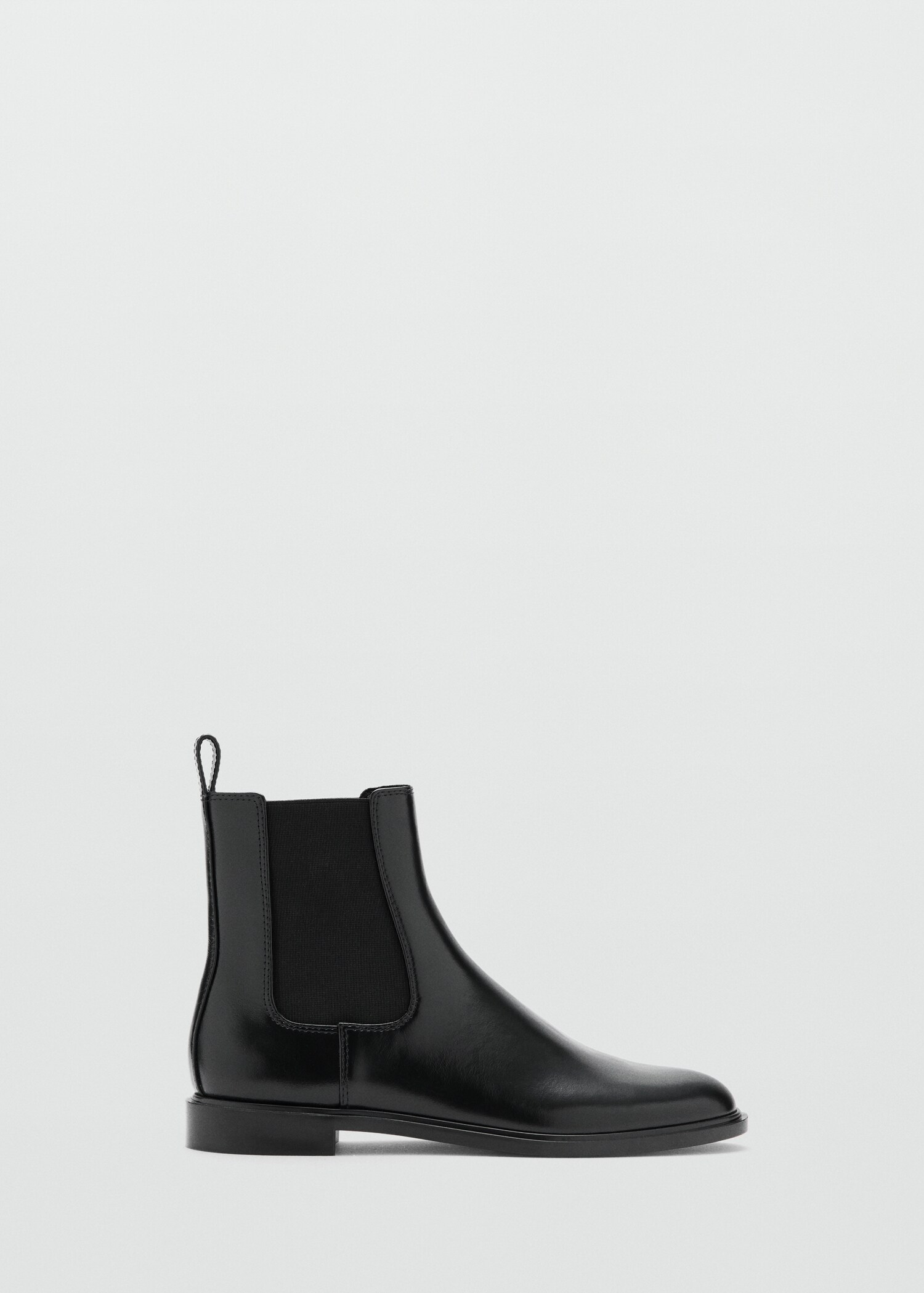 Elastic panels leather ankle boots - Article without model