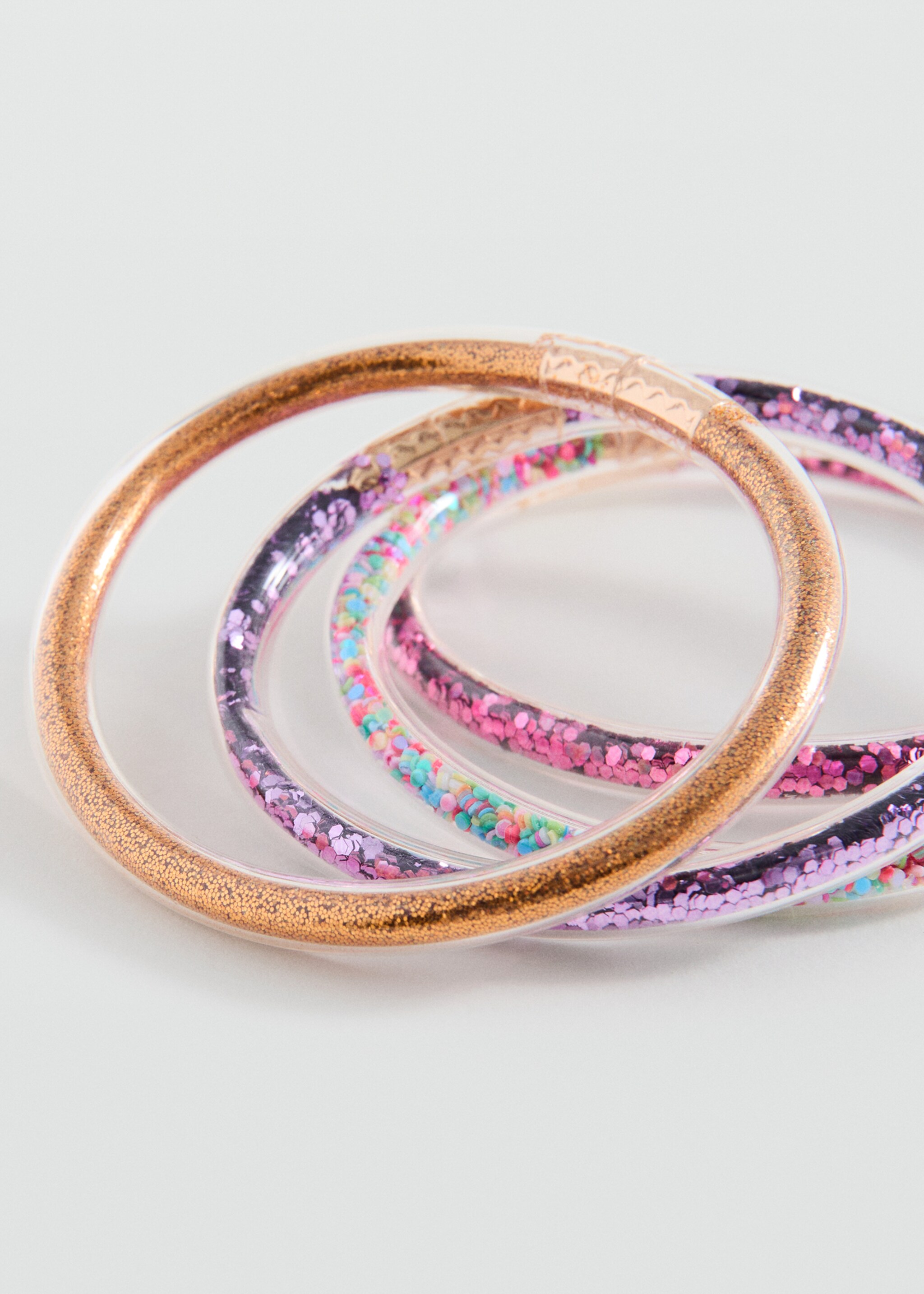 Pack of 4 bracelets - Details of the article 1, Pink. Ref: 27081202-00.