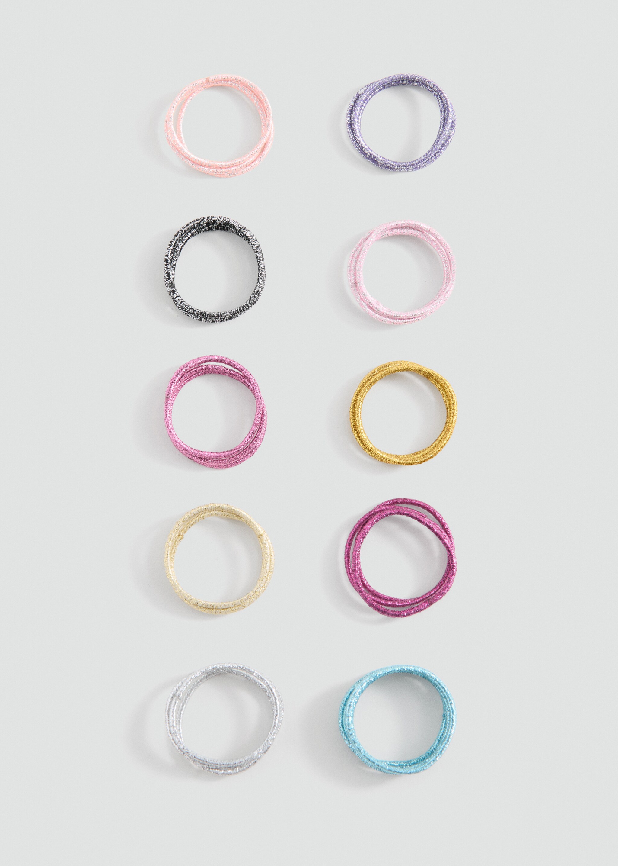 Pack hair ties - Article without model, Pink. Ref: 27081206-00.