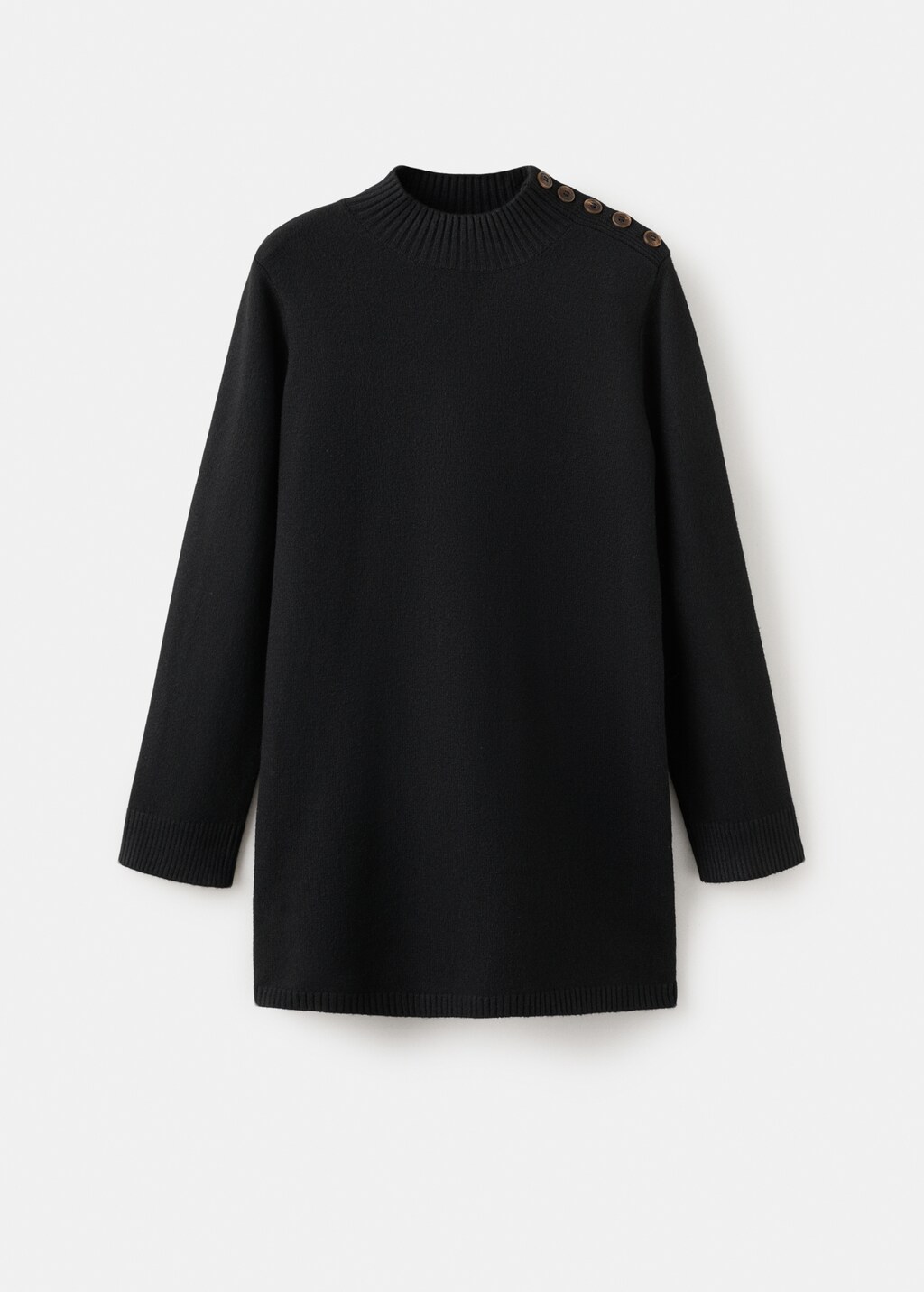 Mango Button knit dress